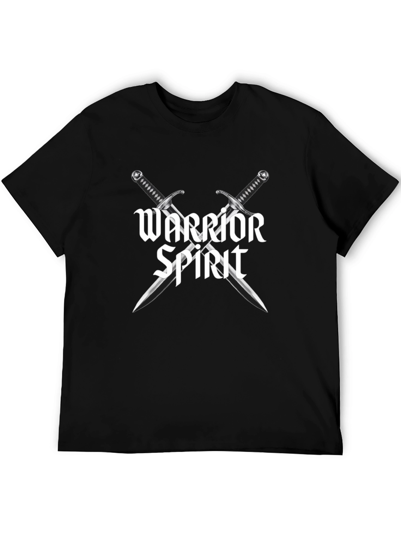 Warrior Spirit Graphic T-Shirt - Black
