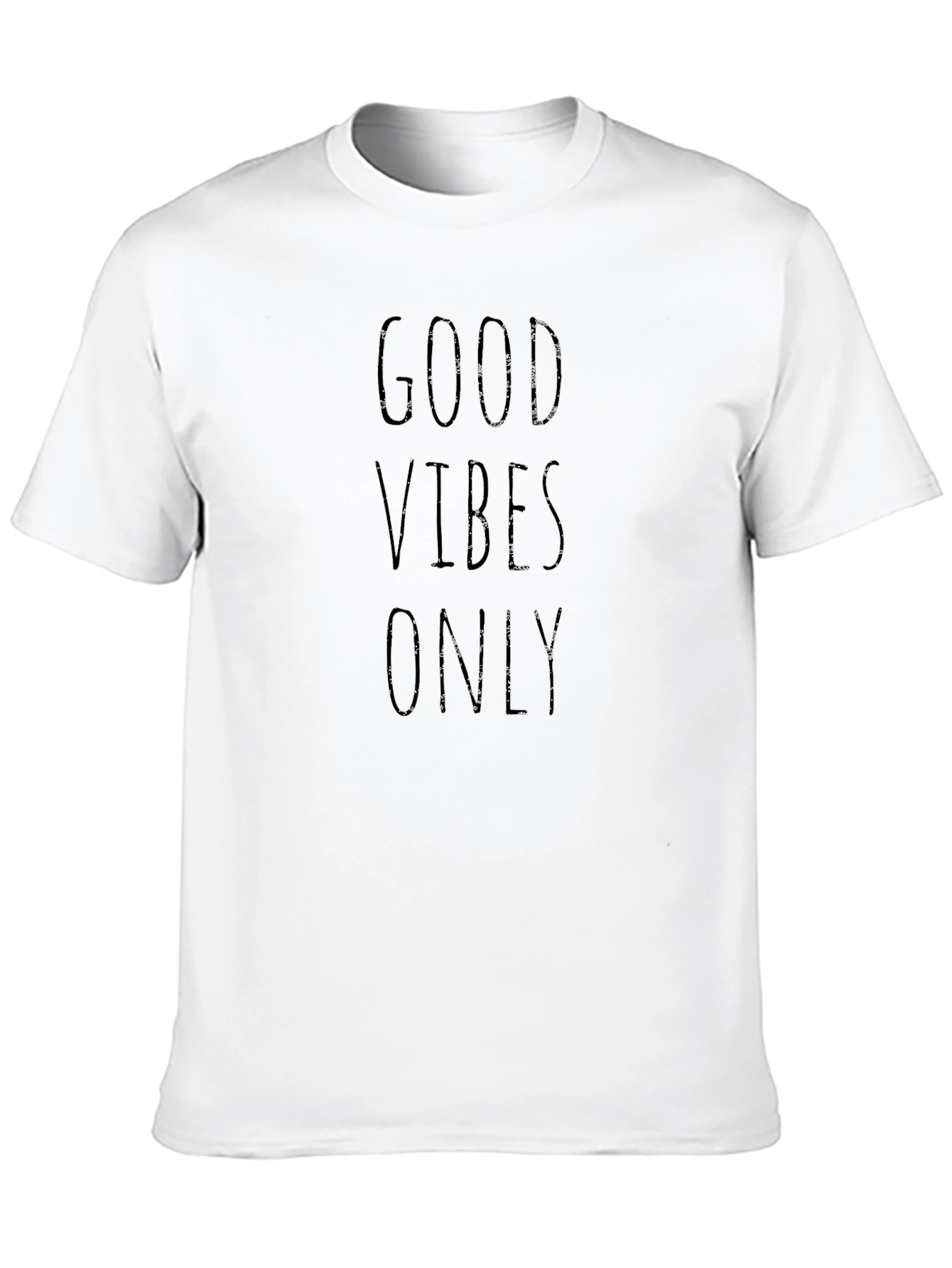 Good Vibes Only Black Graphic Tee