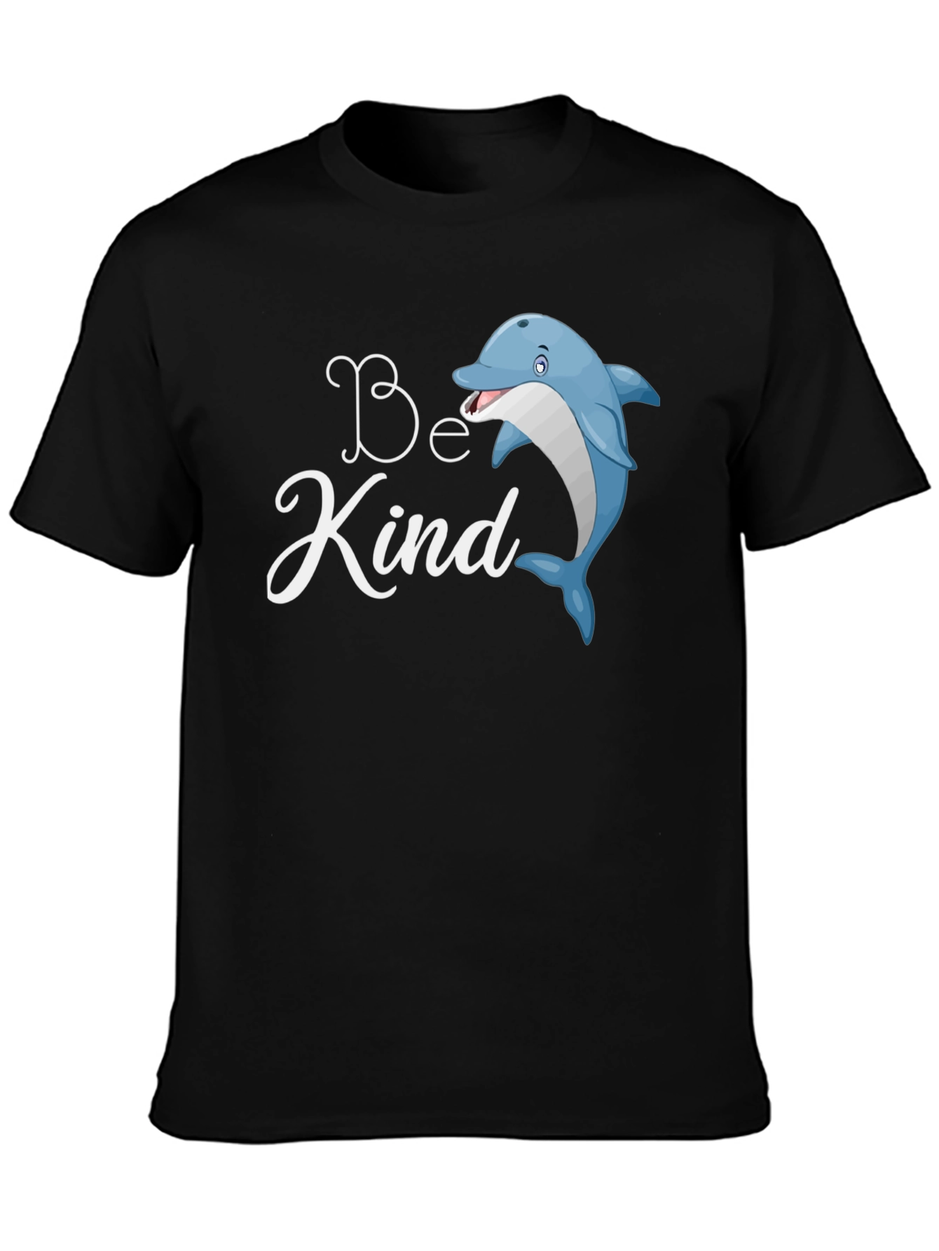 Be Kind Dolphin T-Shirt - Cute Graphic Tee