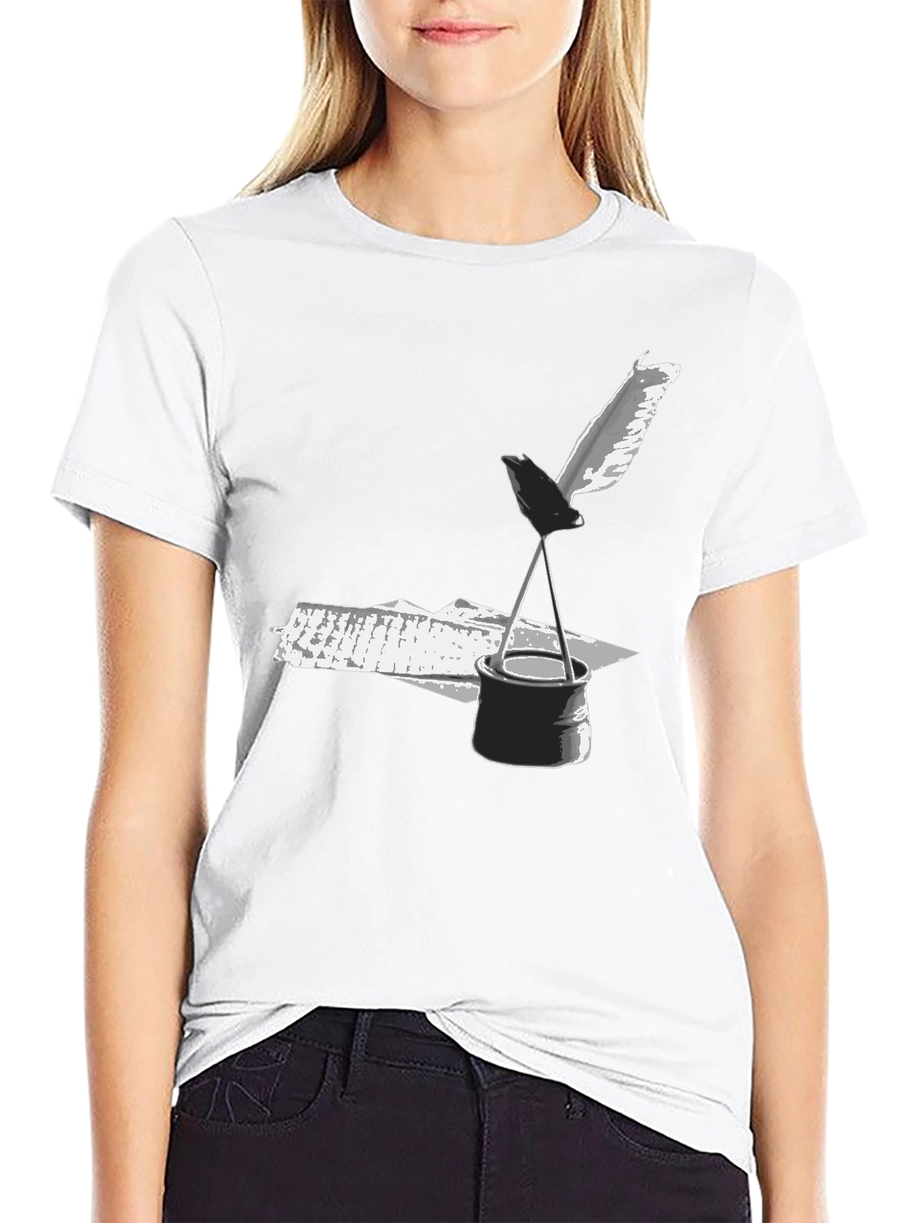 Inkwell & Quill Graphic Tee - Black
