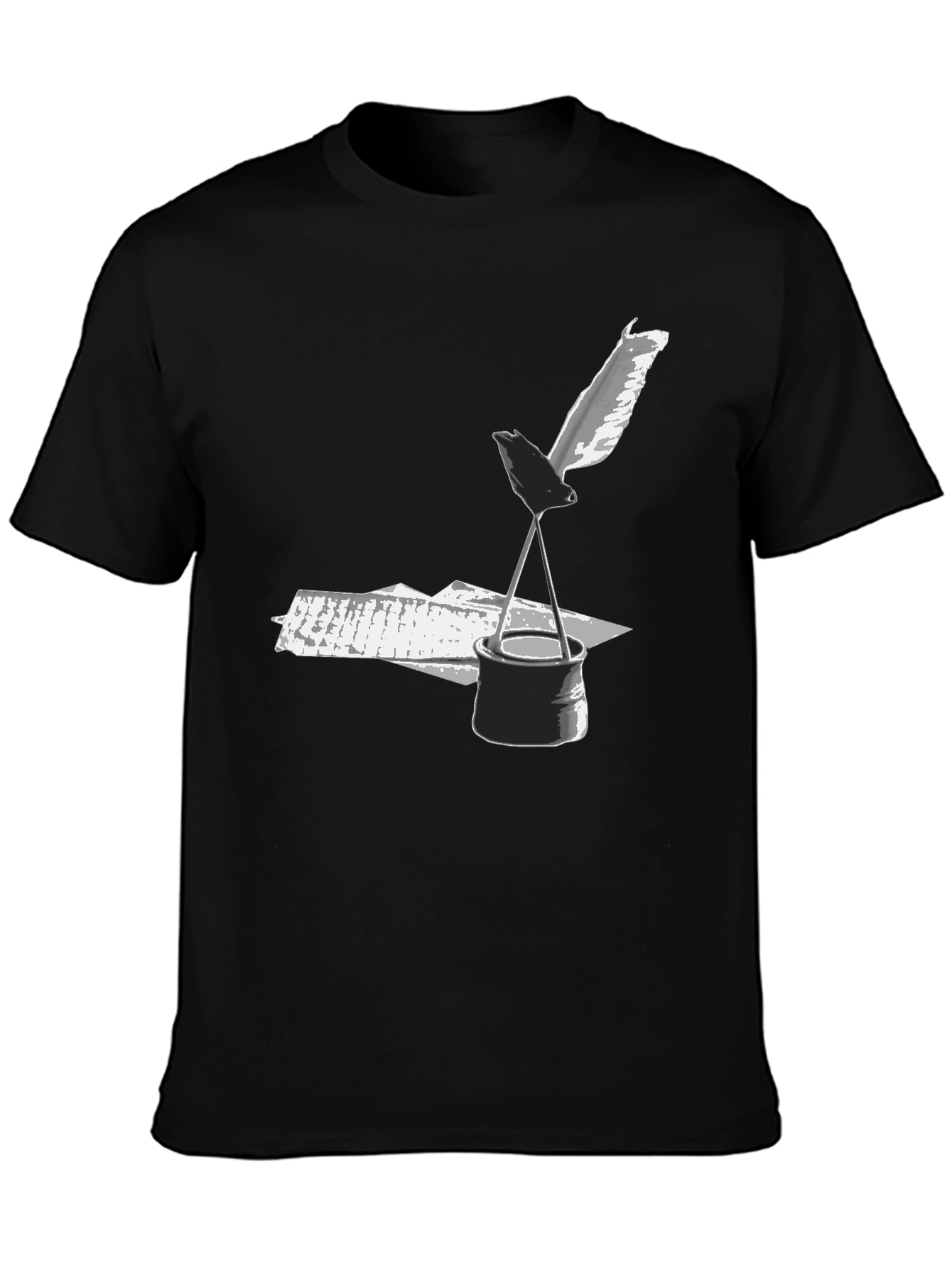 Inkwell & Quill Graphic Tee - Black