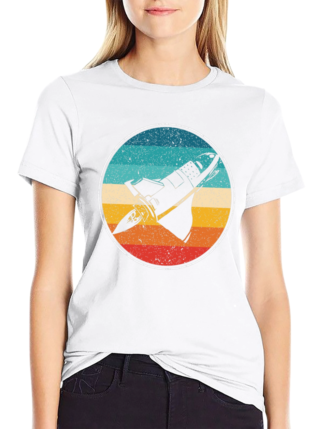Retro Space Shuttle Graphic Tee