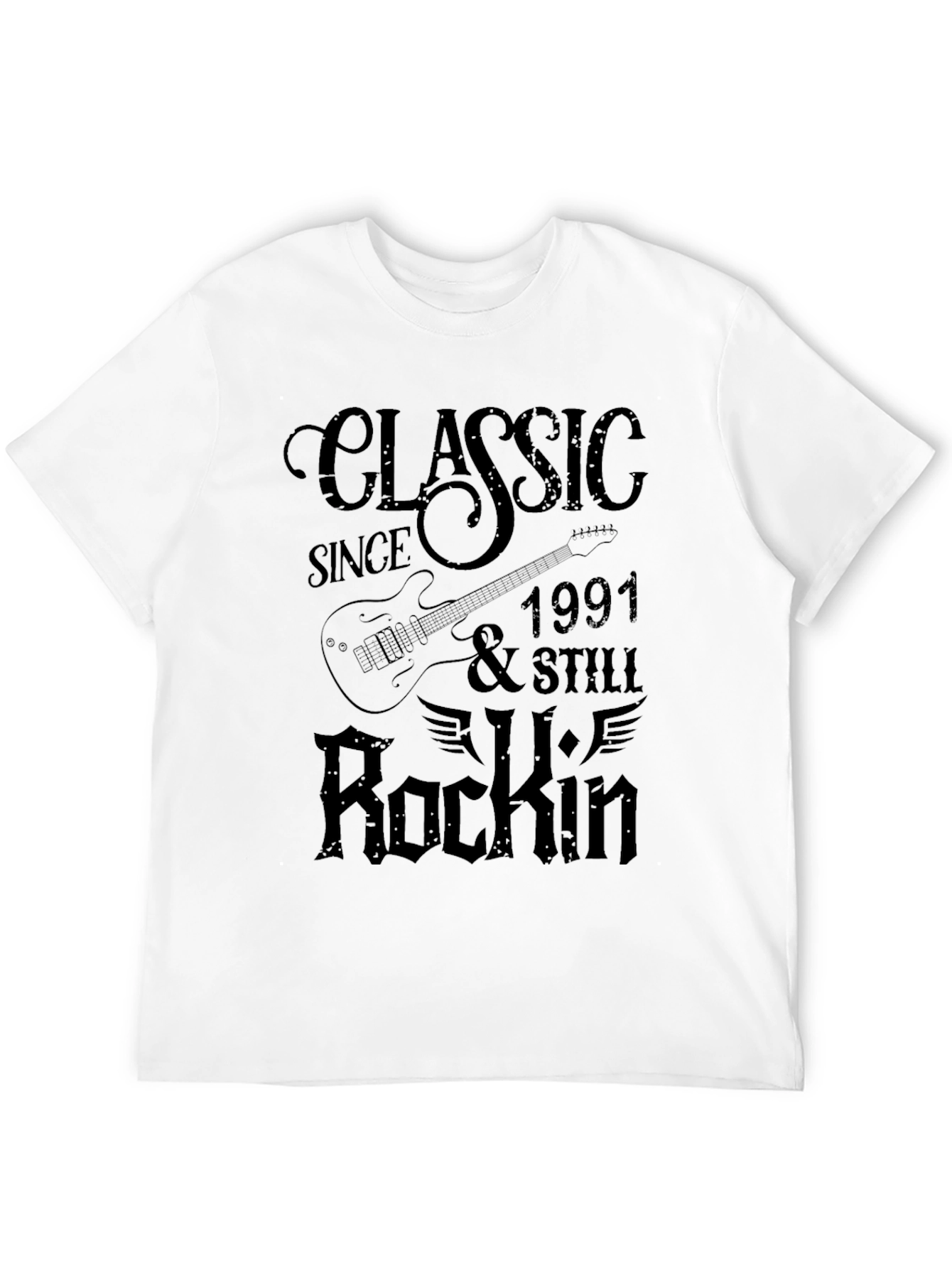 Classic Since 1991 Rockin Guitar T-Shirt