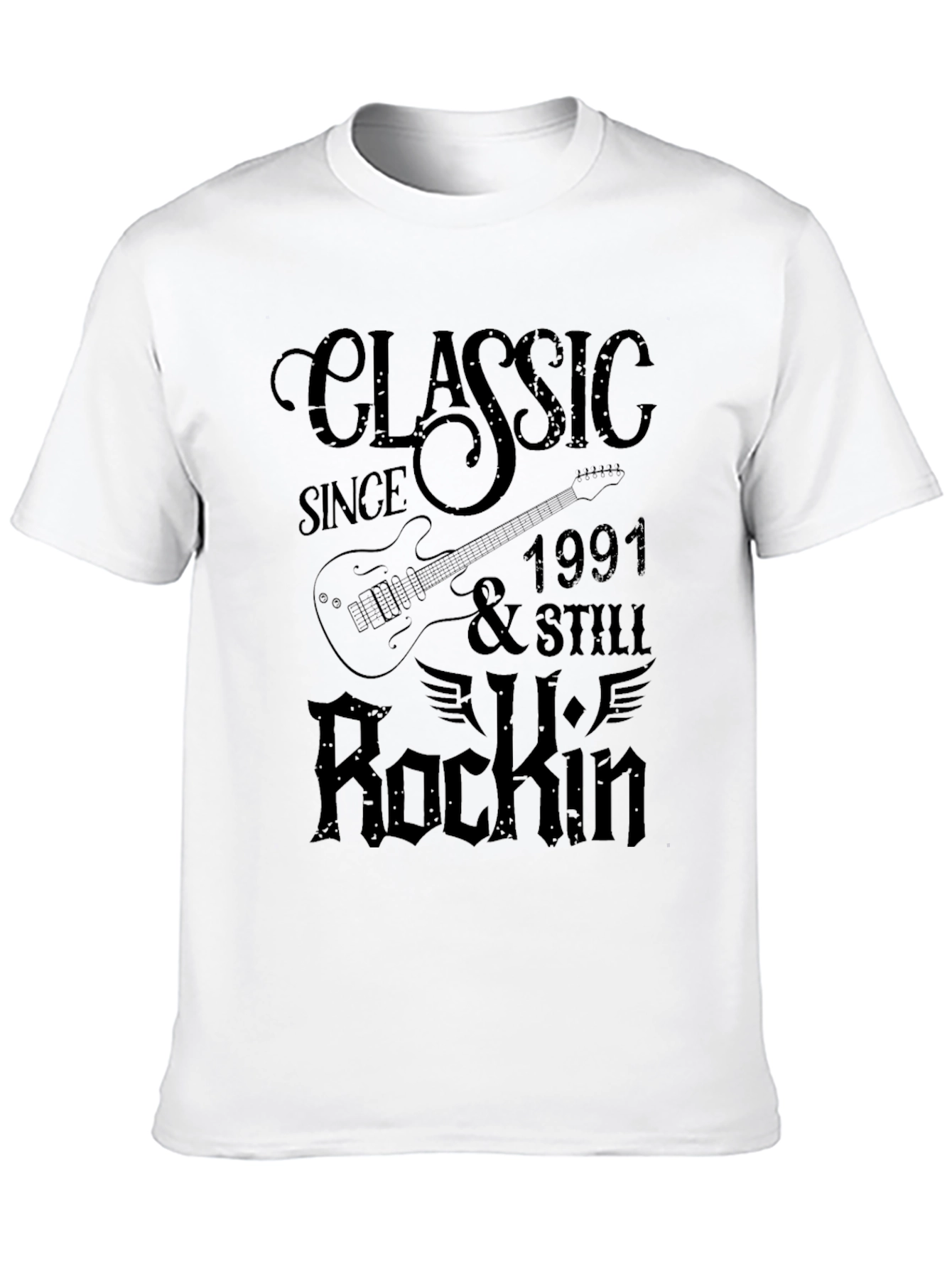 Classic Since 1991 Rockin Guitar T-Shirt