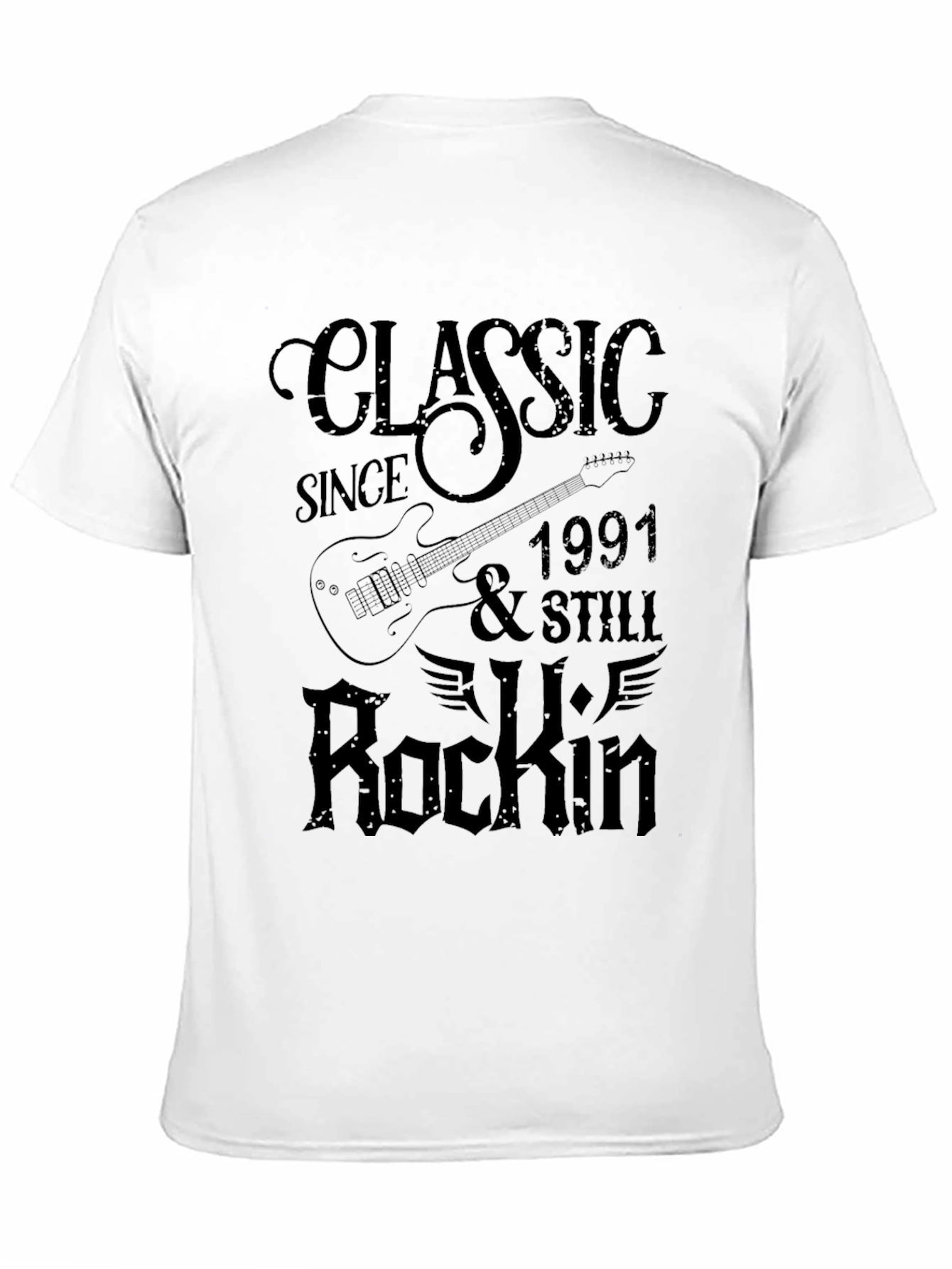 Classic Since 1991 Rockin Guitar T-Shirt
