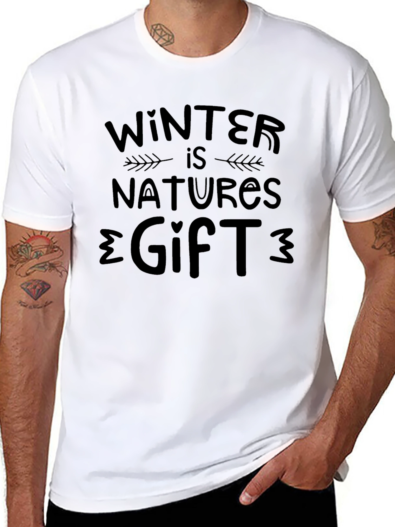 Winter Natures Gift Graphic T-Shirt