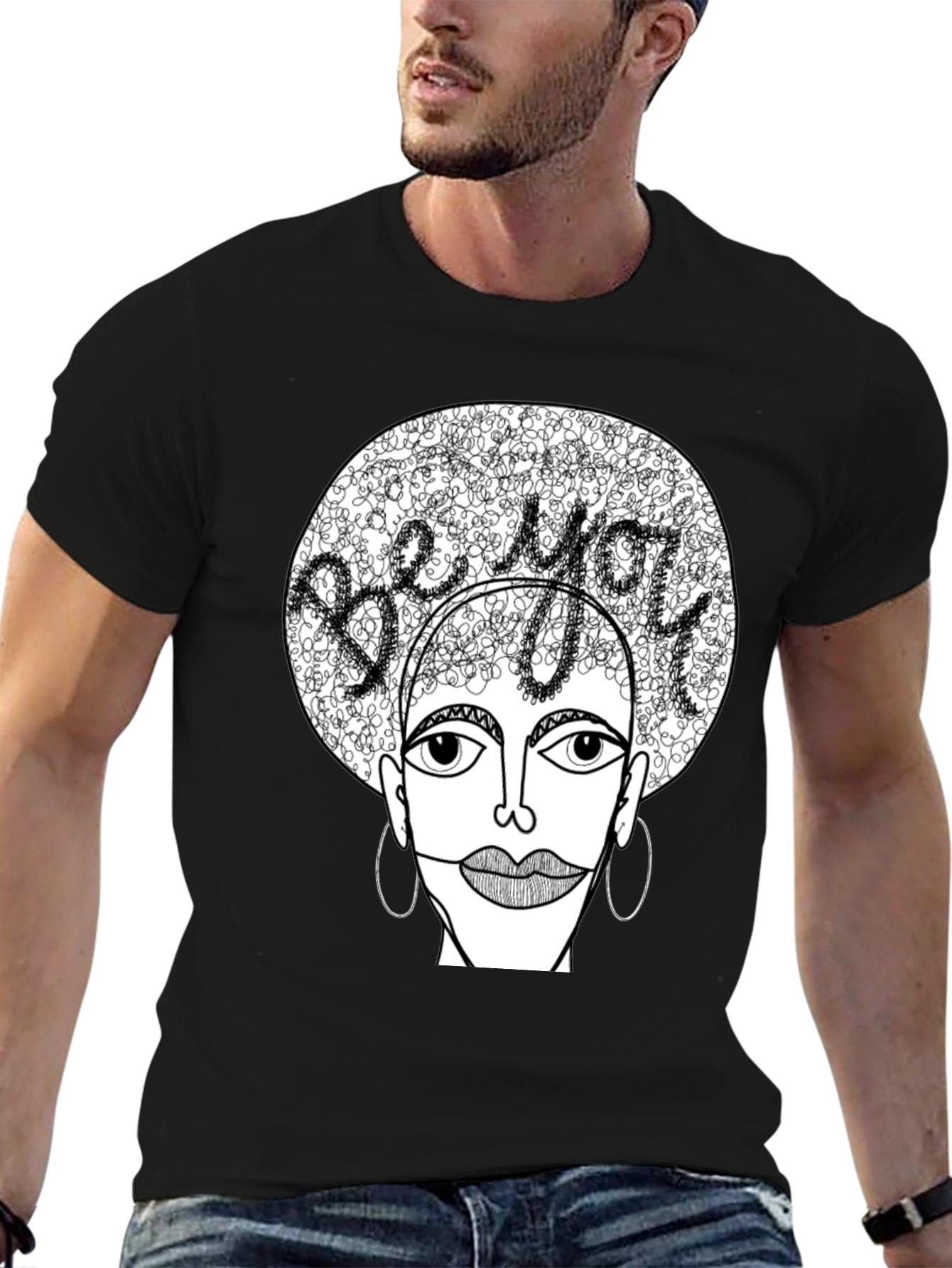 Be You Graphic Tee - Unique Artistic Design