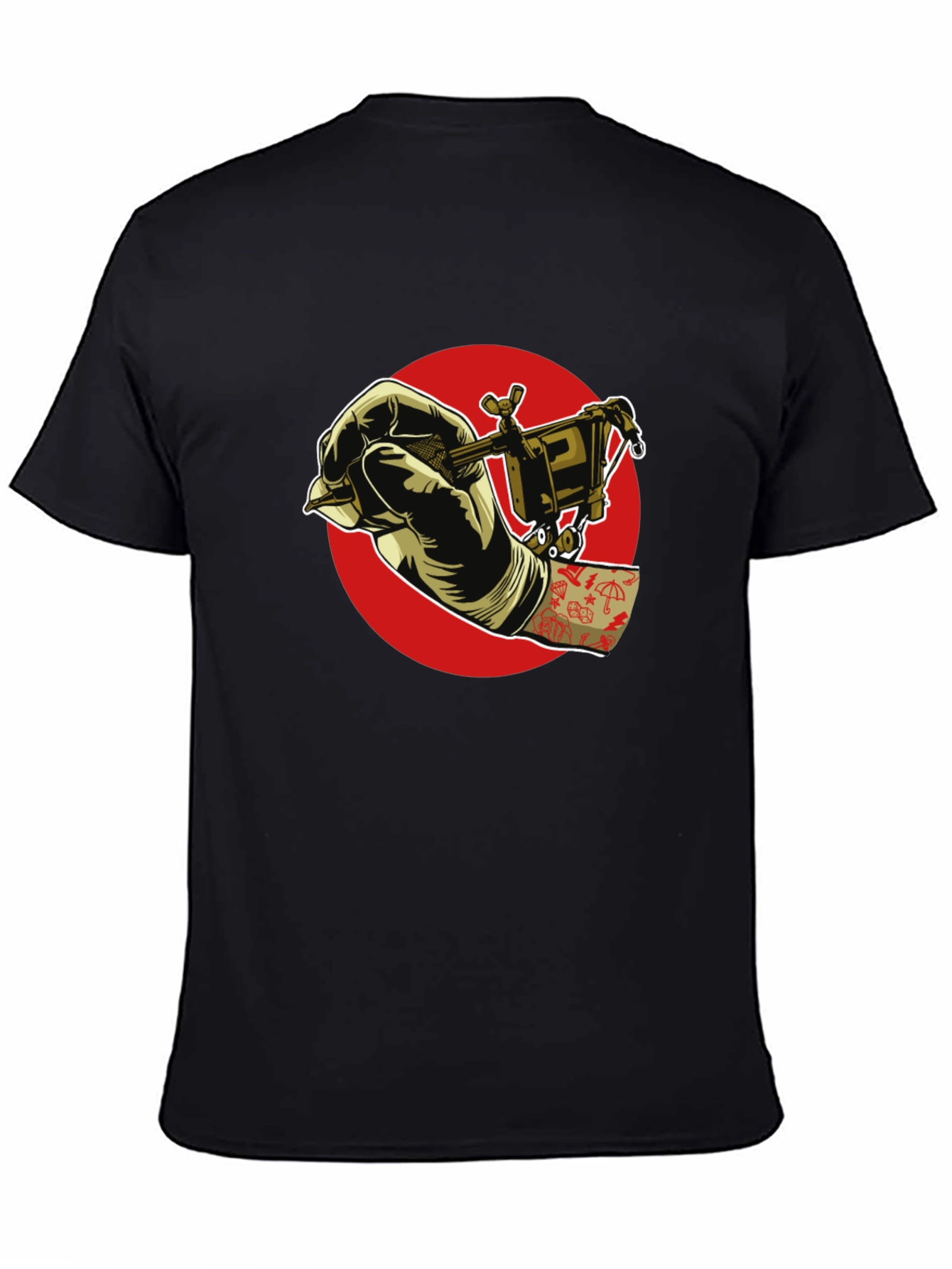 Tattoo Artist Black Graphic T-Shirt