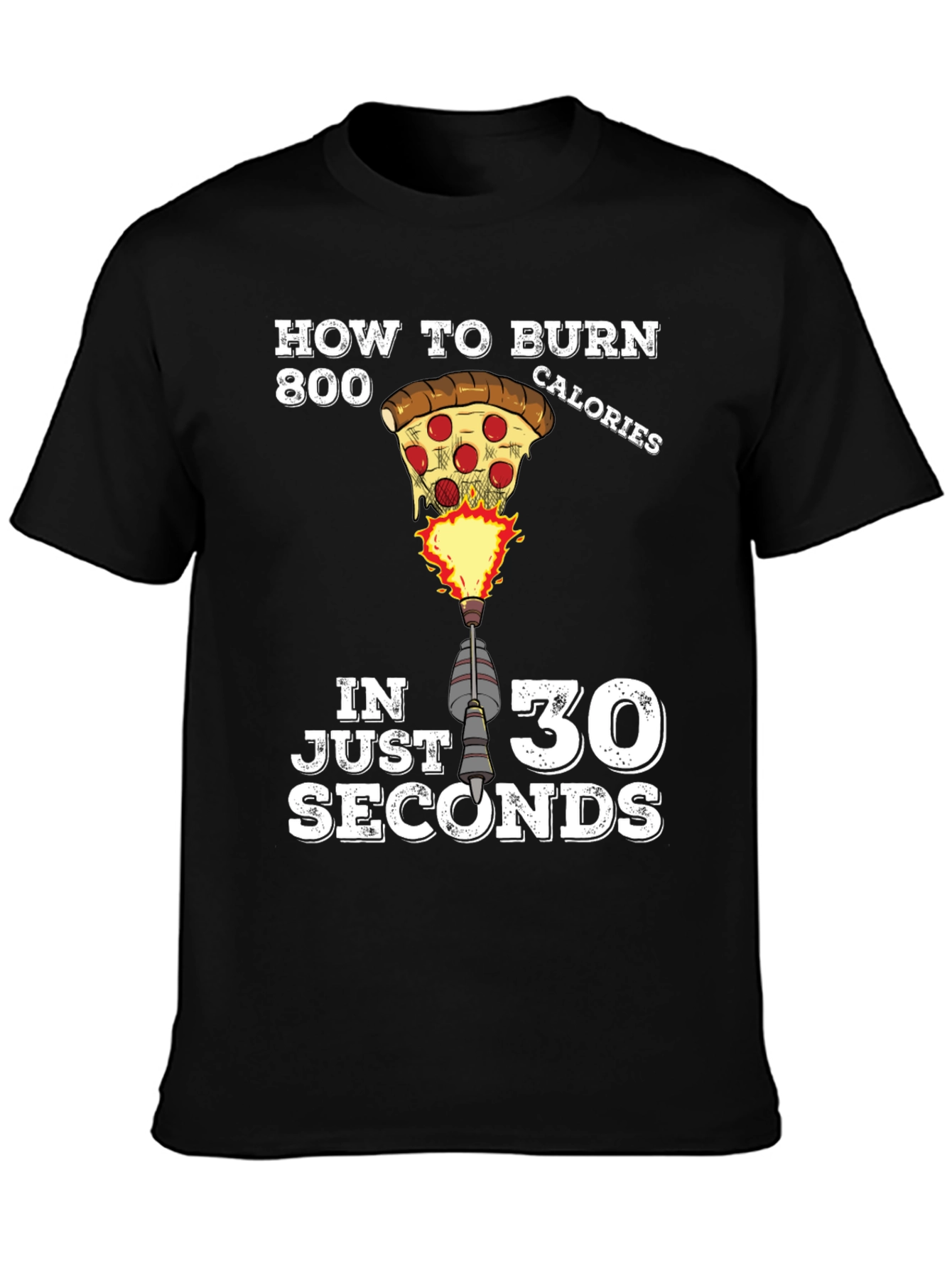 Pizza Calories Burn T-Shirt