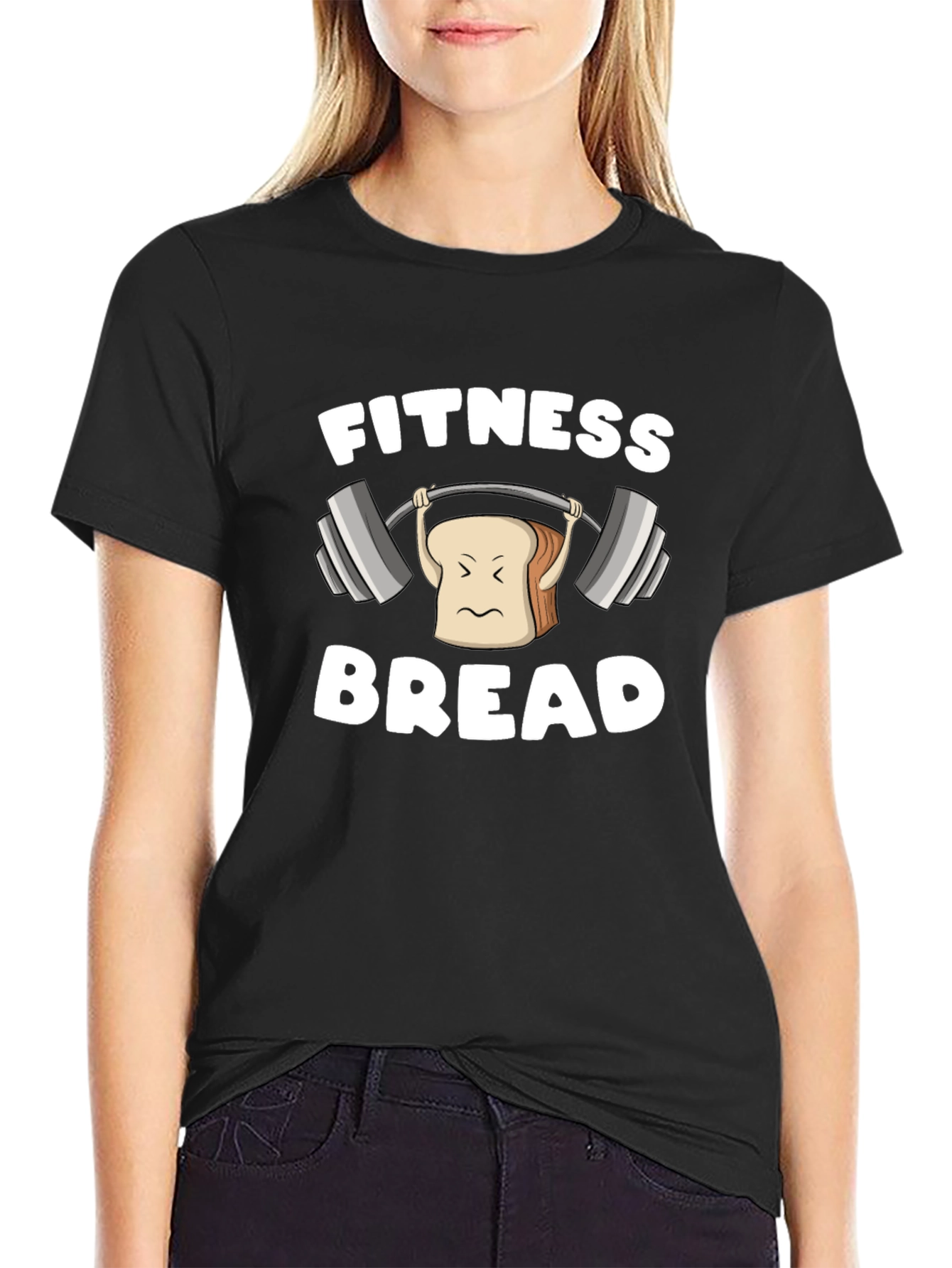 Fitness Bread Funny Workout T-Shirt