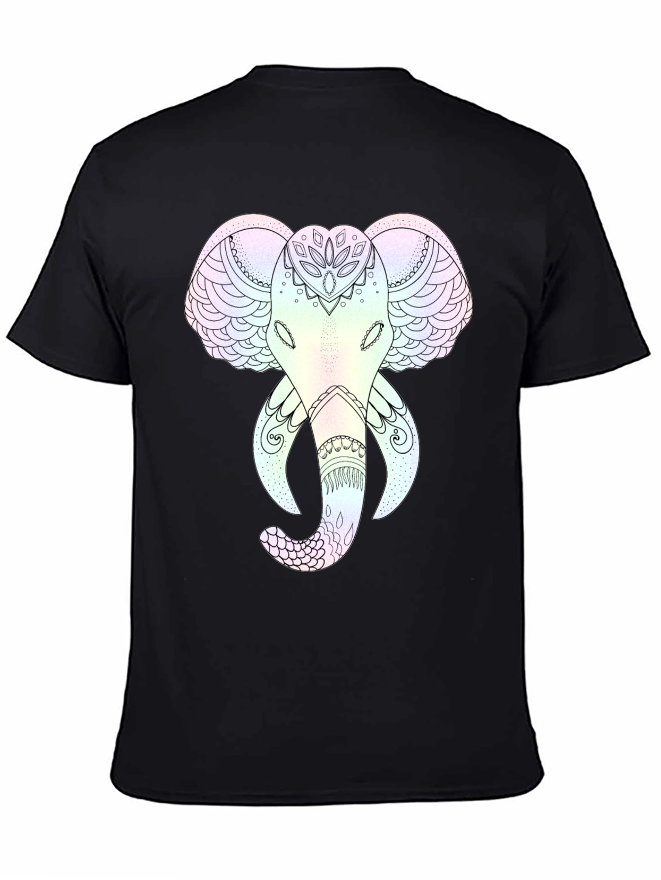 Elephant Mandala Graphic Tee - Stylish and Unique
