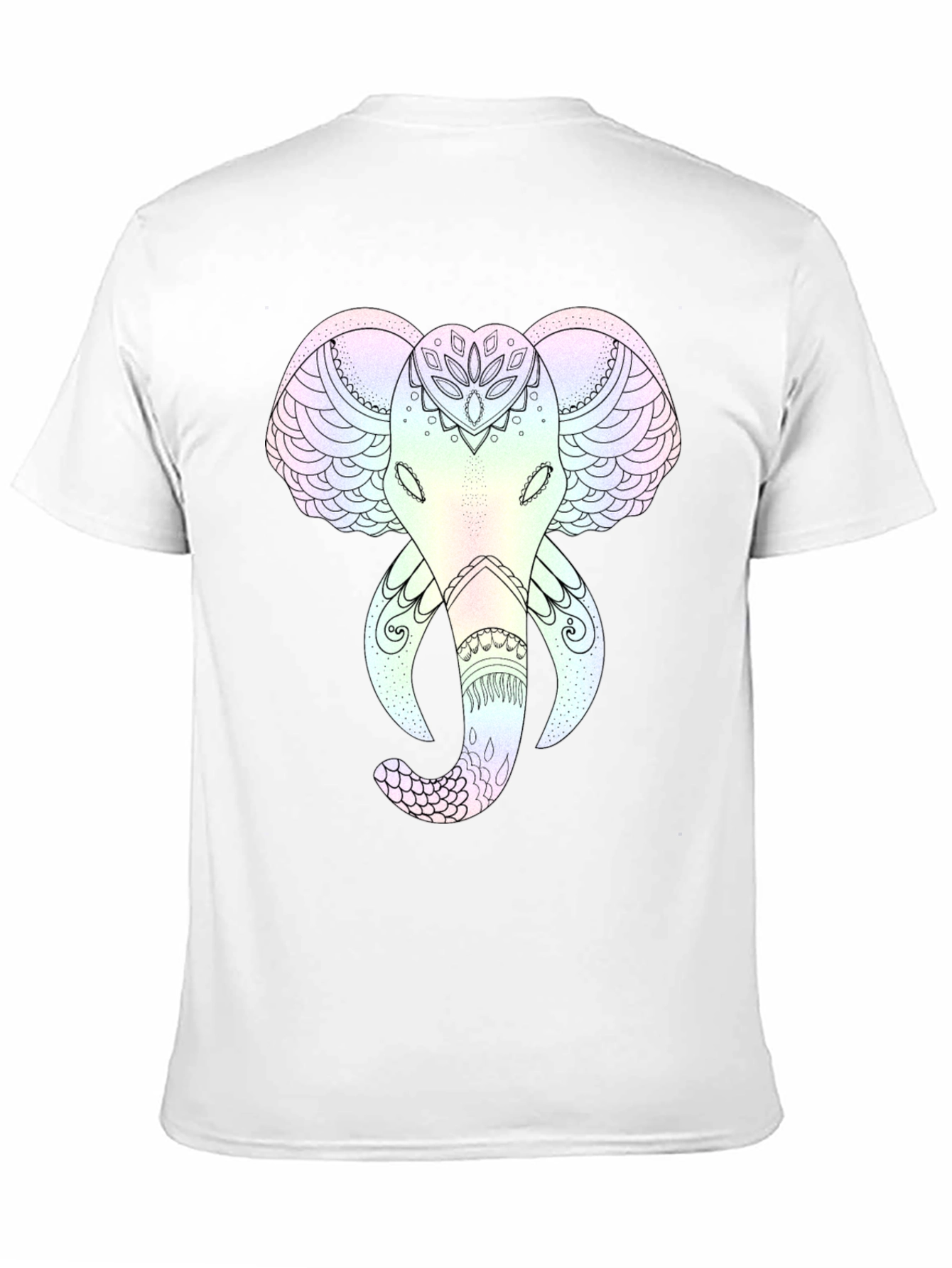 Elephant Mandala Graphic Tee - Stylish and Unique