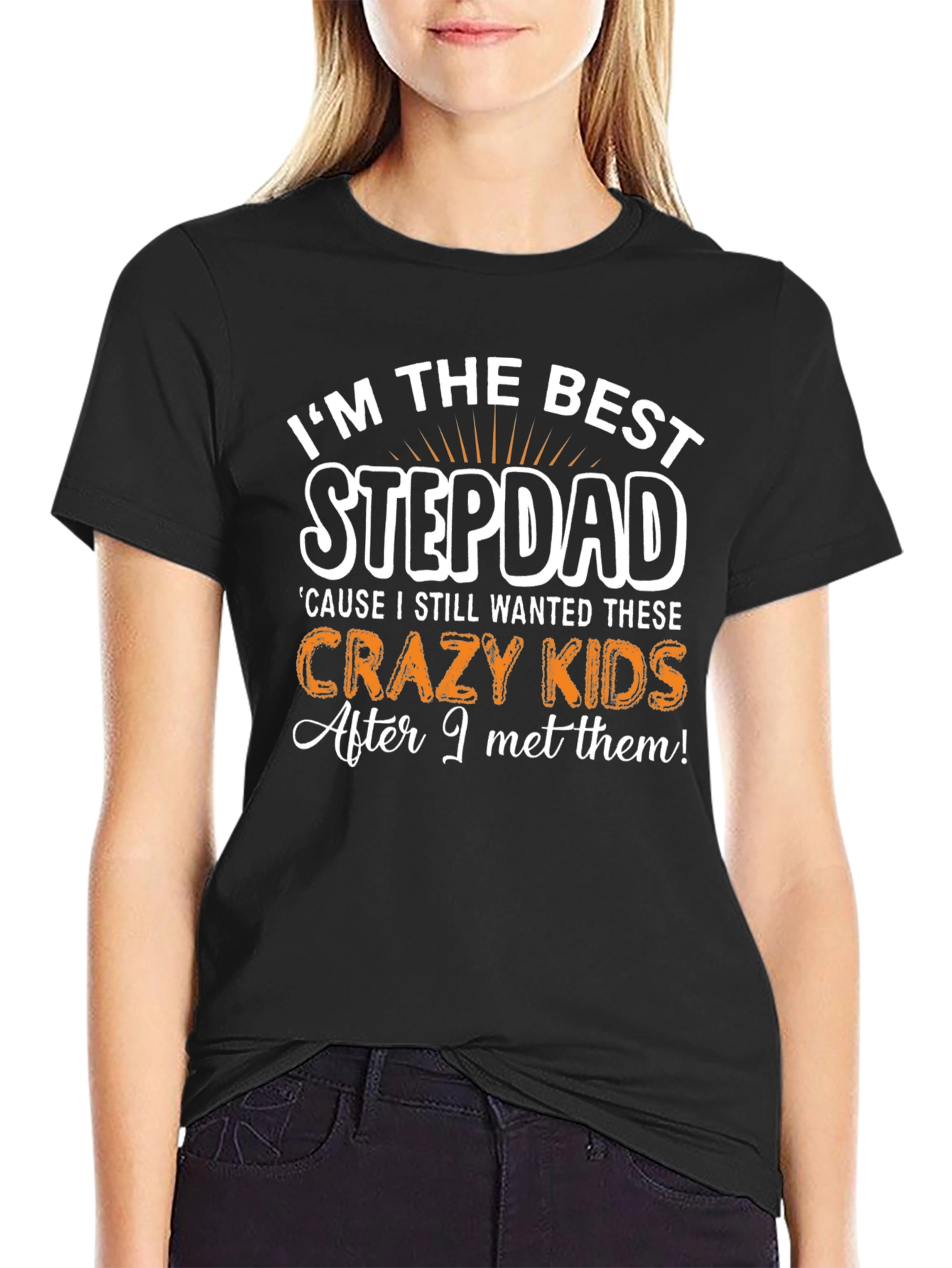Best Stepdad T-Shirt - Crazy Kids