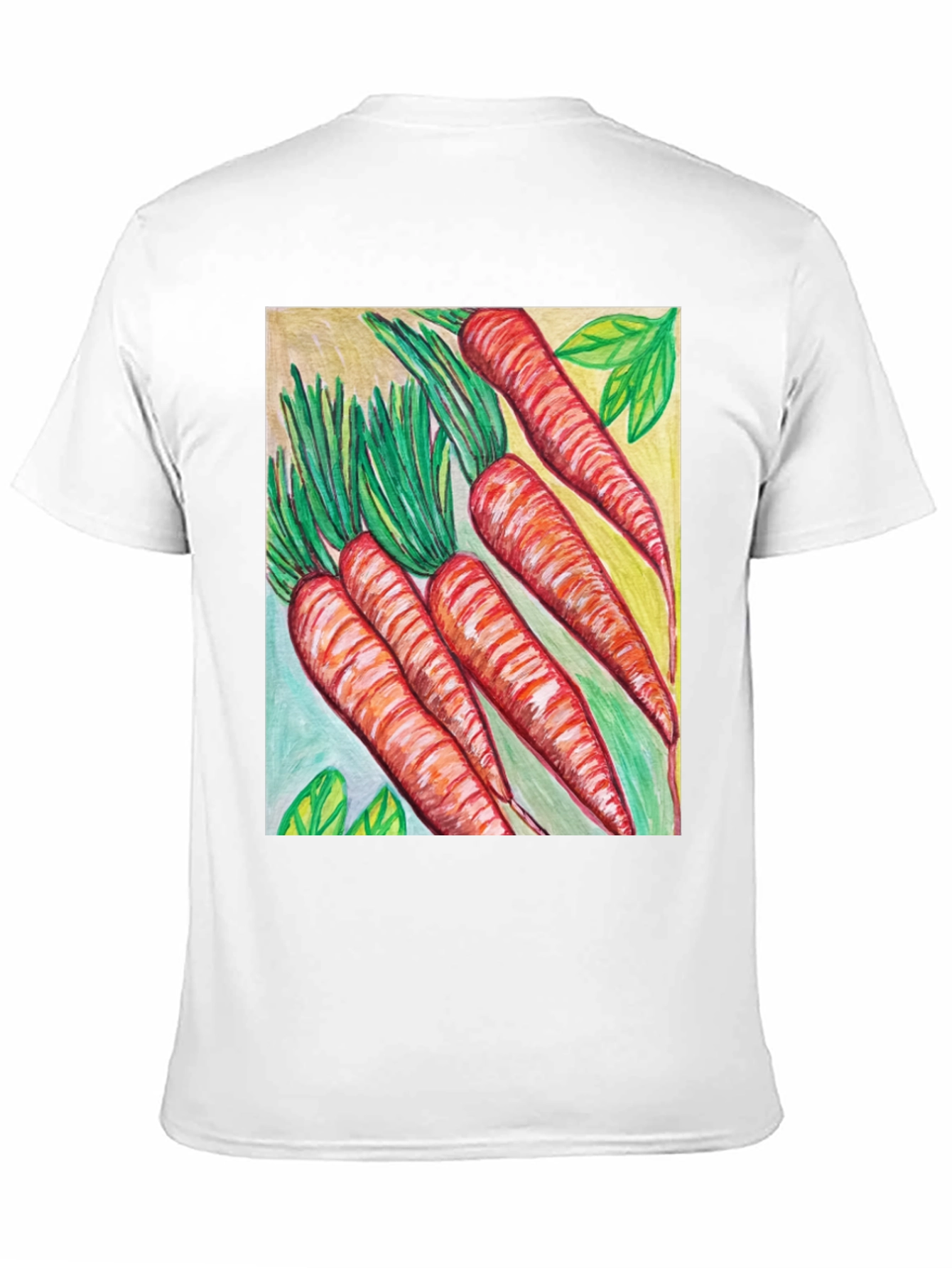 Carrot Art Graphic Tee - Quirky Unisex T-Shirt