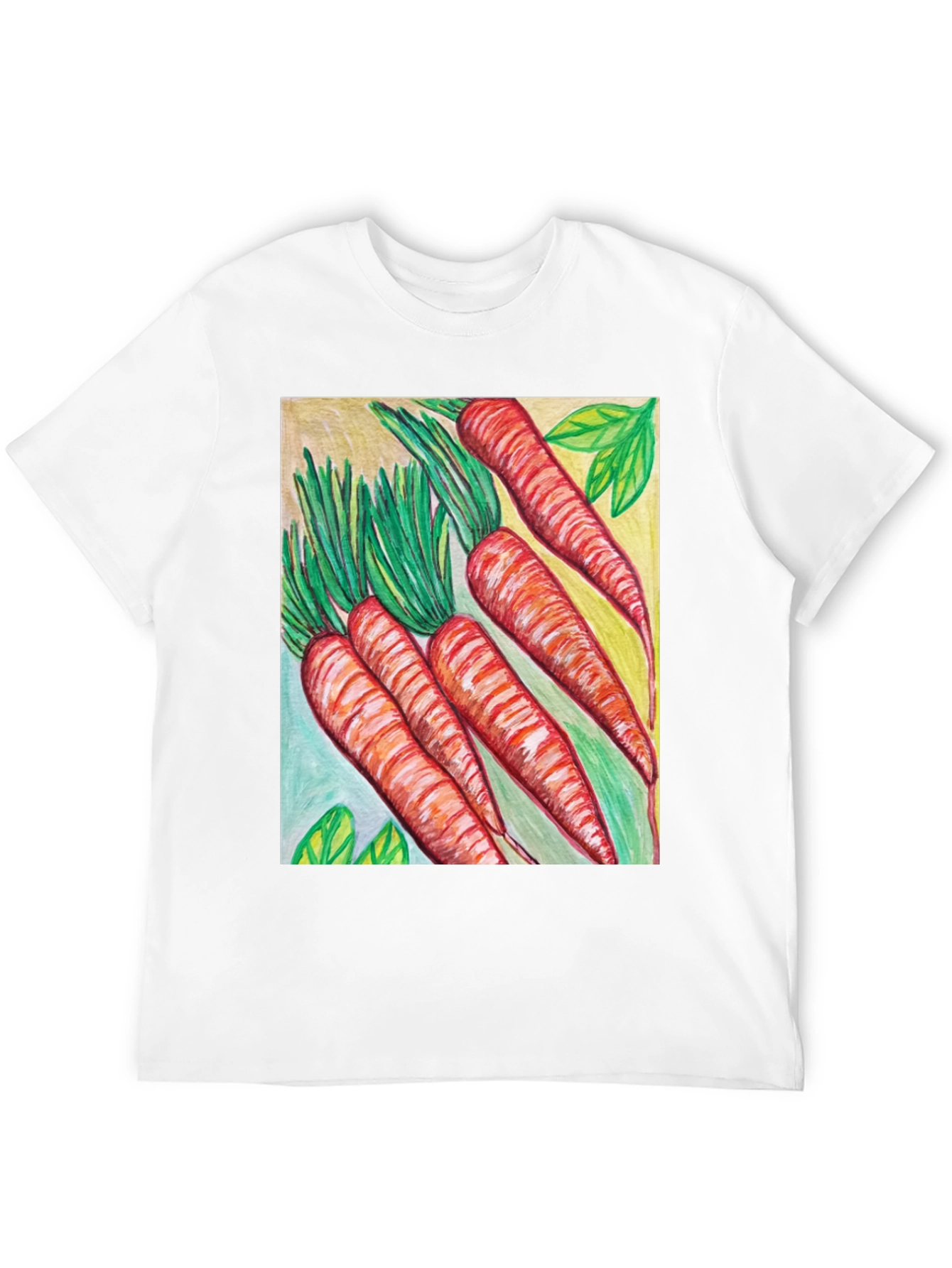 Carrot Art Graphic Tee - Quirky Unisex T-Shirt