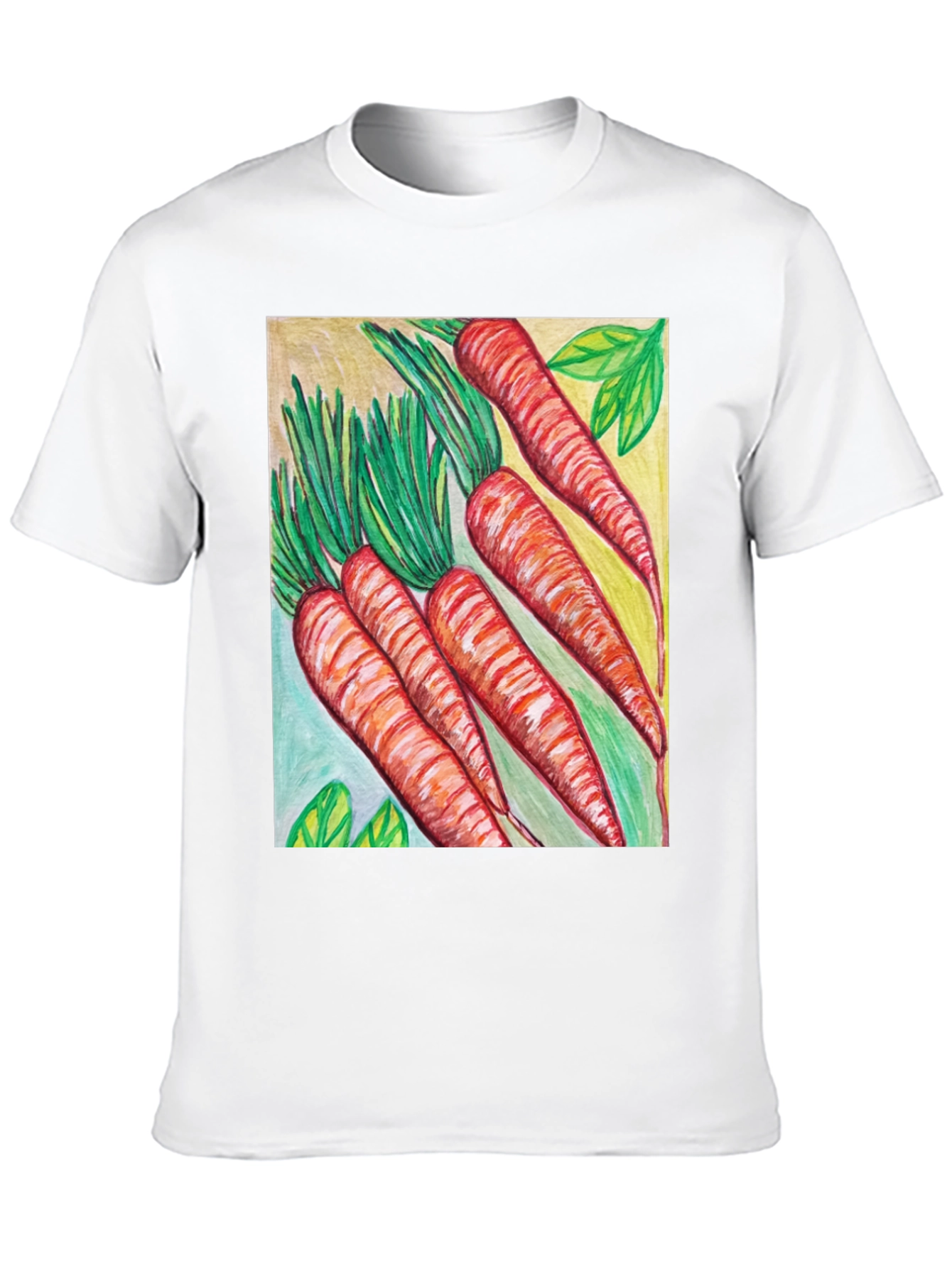 Carrot Art Graphic Tee - Quirky Unisex T-Shirt