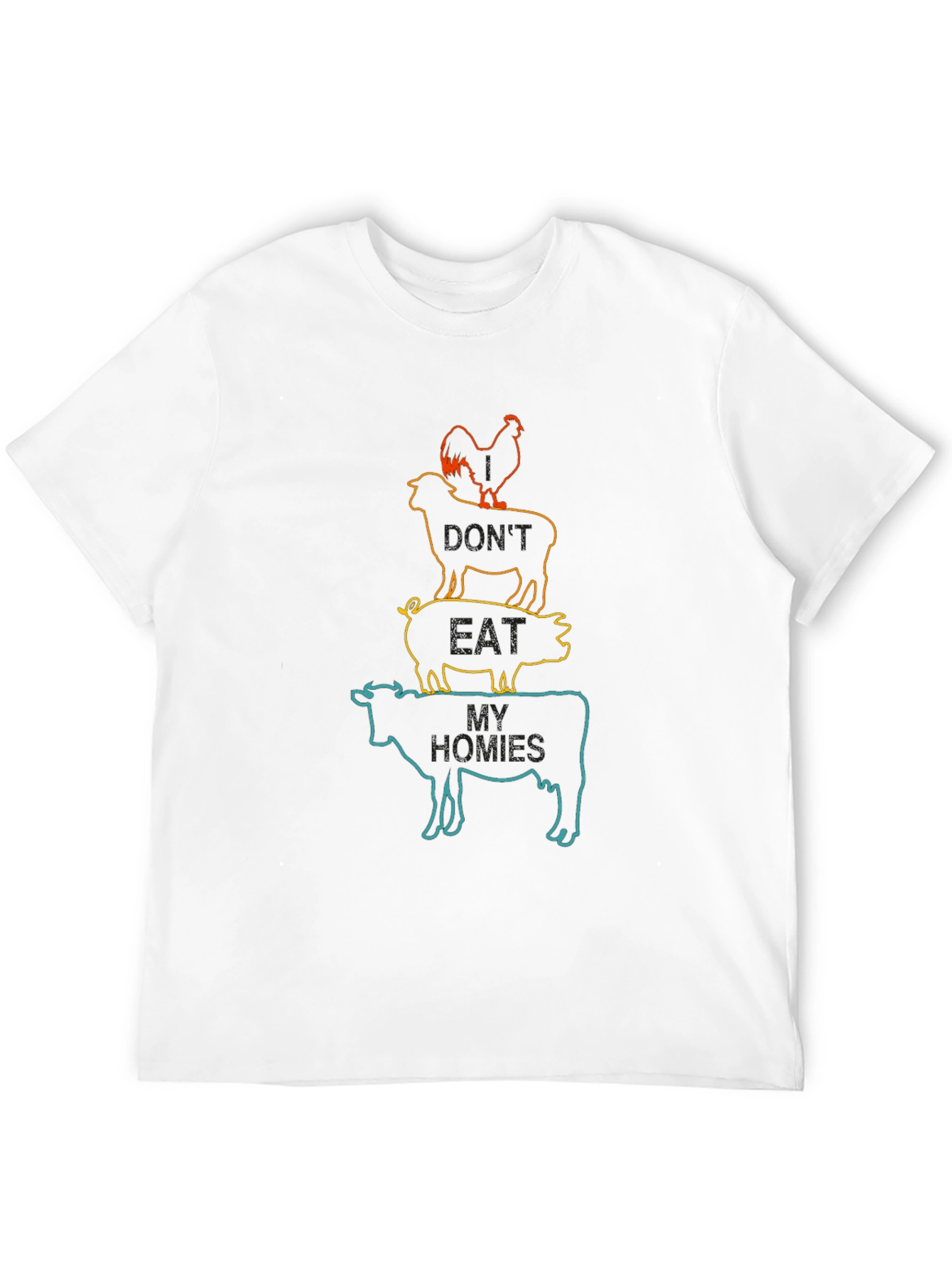 Dont Eat My Homies T-Shirt Vegan Tee