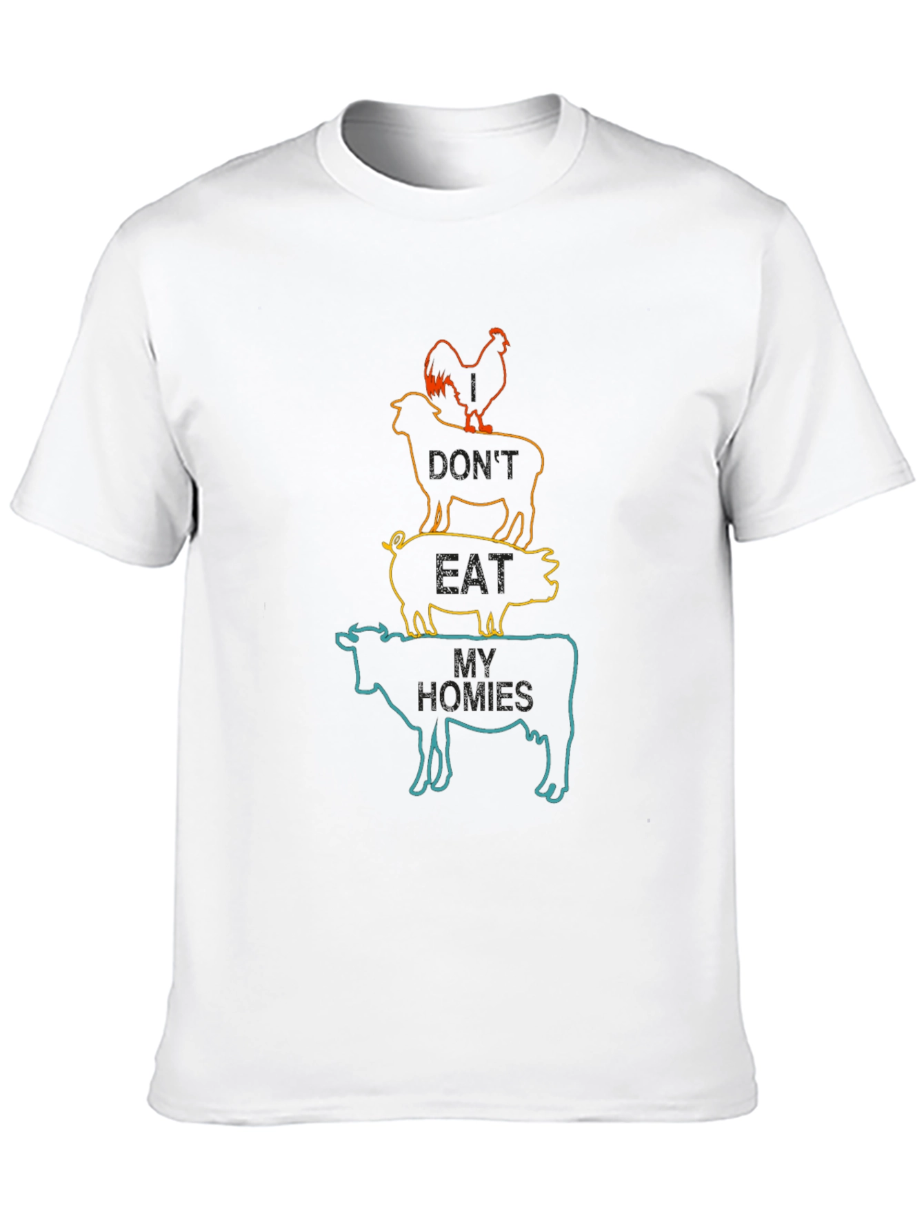 Dont Eat My Homies T-Shirt Vegan Tee