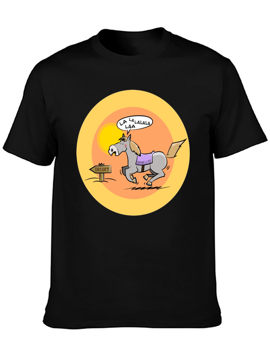 Cartoon Horse Desert Humor T-Shirt