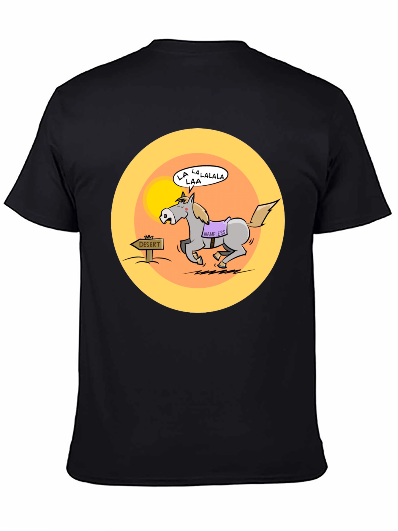 Cartoon Horse Desert Humor T-Shirt