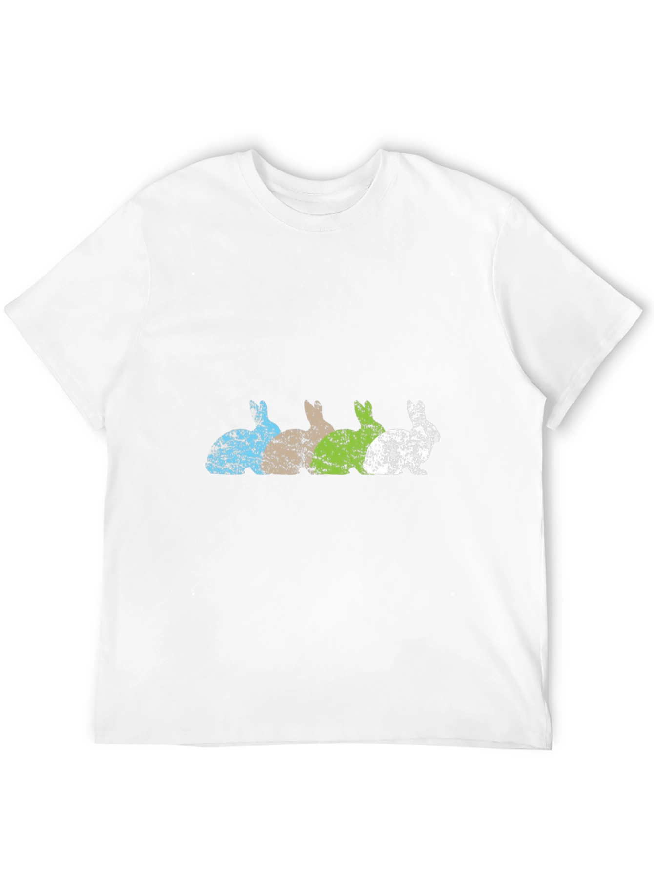 Distressed Bunny Row Graphic Tee