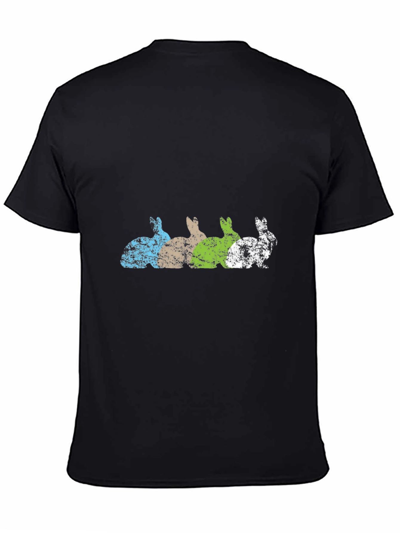 Distressed Bunny Row Graphic Tee