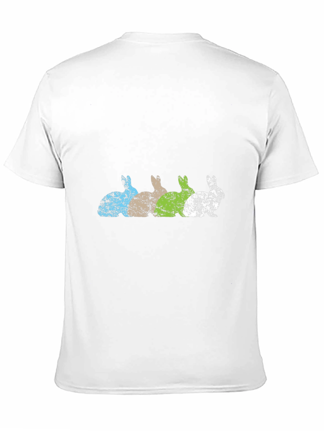 Distressed Bunny Row Graphic Tee