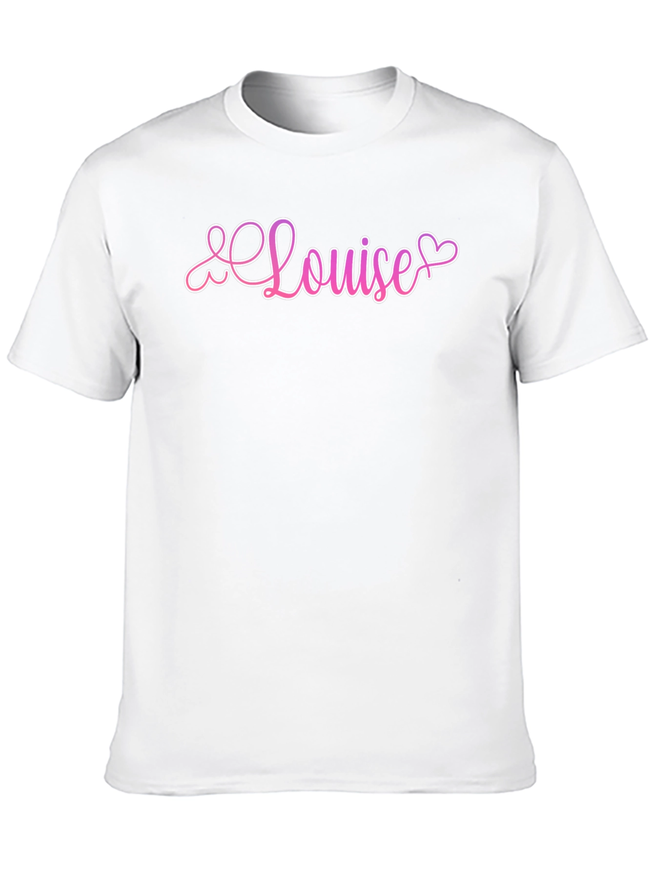Louise Heart Graphic Black T-Shirt