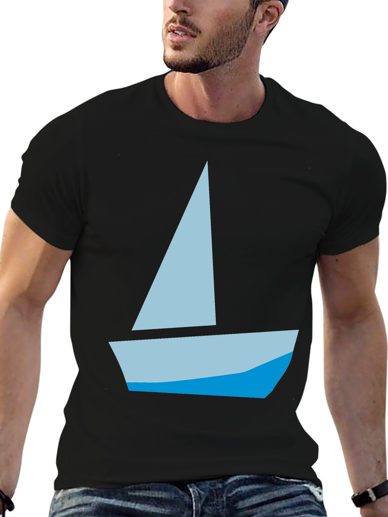 Sailboat Graphic Tee - Casual Comfort