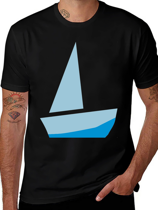 Sailboat Graphic Tee - Casual Comfort