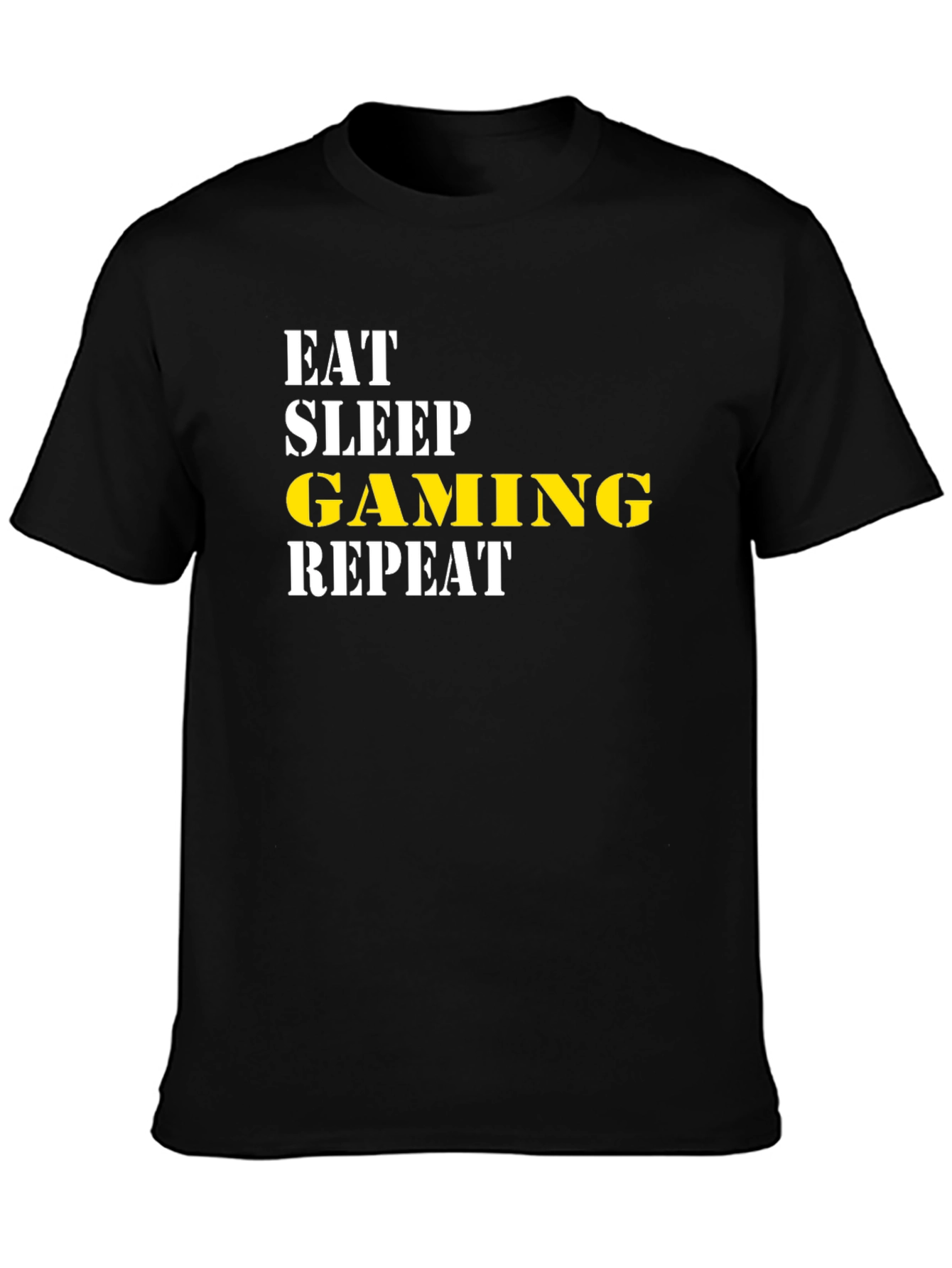 Eat Sleep Gaming Repeat Graphic Tee