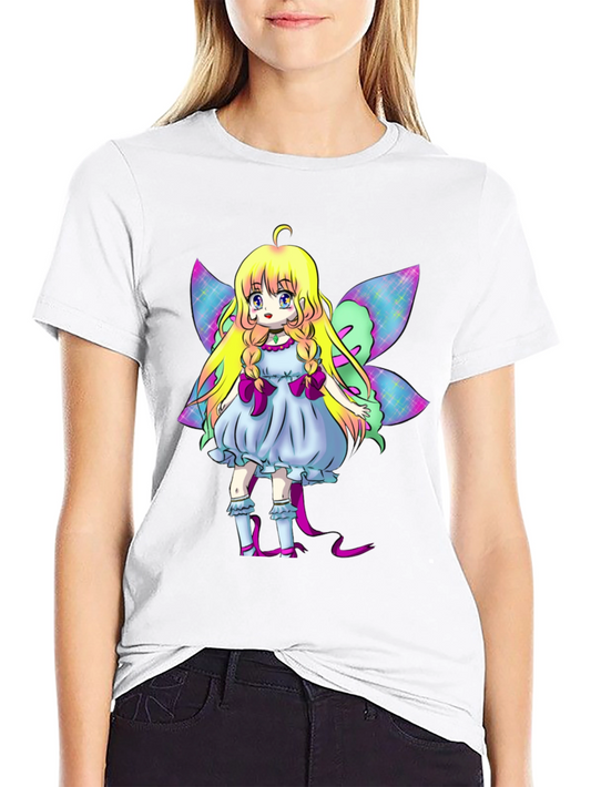Anime Fairy Graphic T-Shirt
