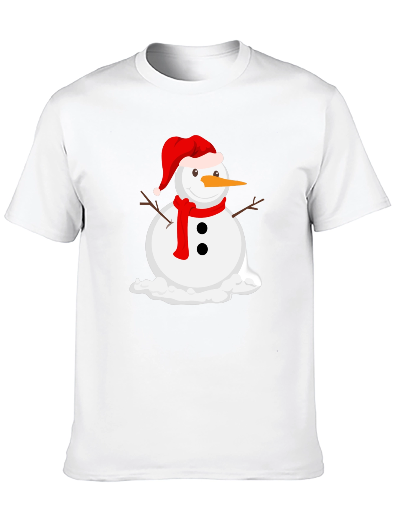Melting Snowman Graphic Tee - Holiday Cheer