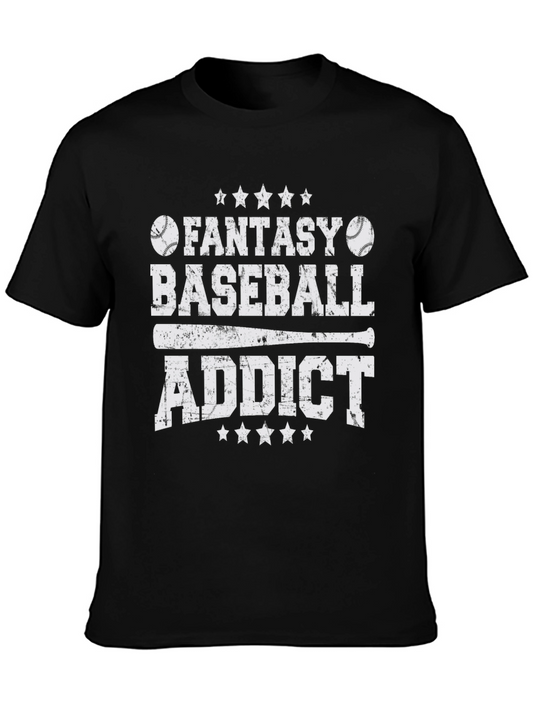 Fantasy Baseball Addict Graphic Tee