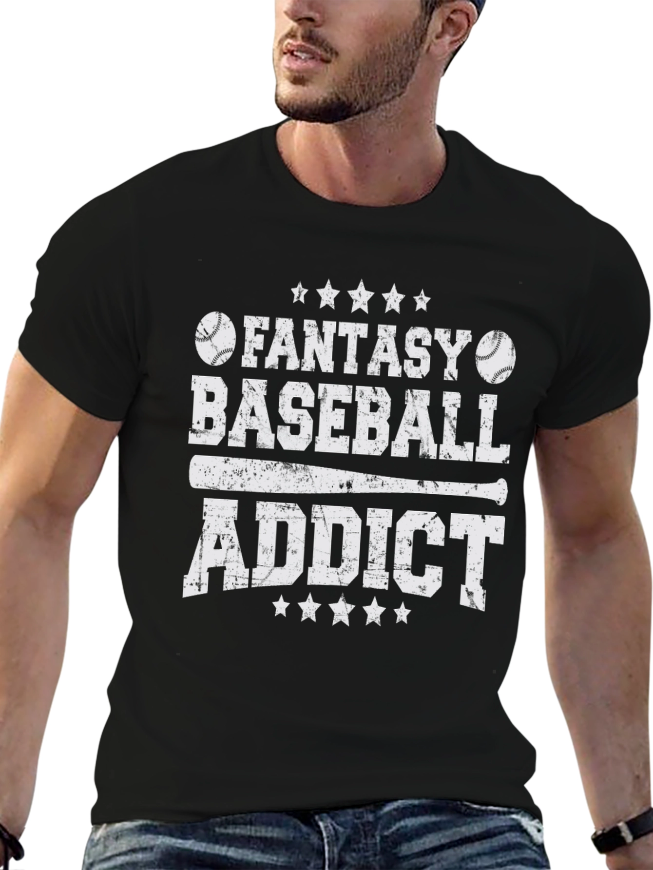 Fantasy Baseball Addict Graphic Tee