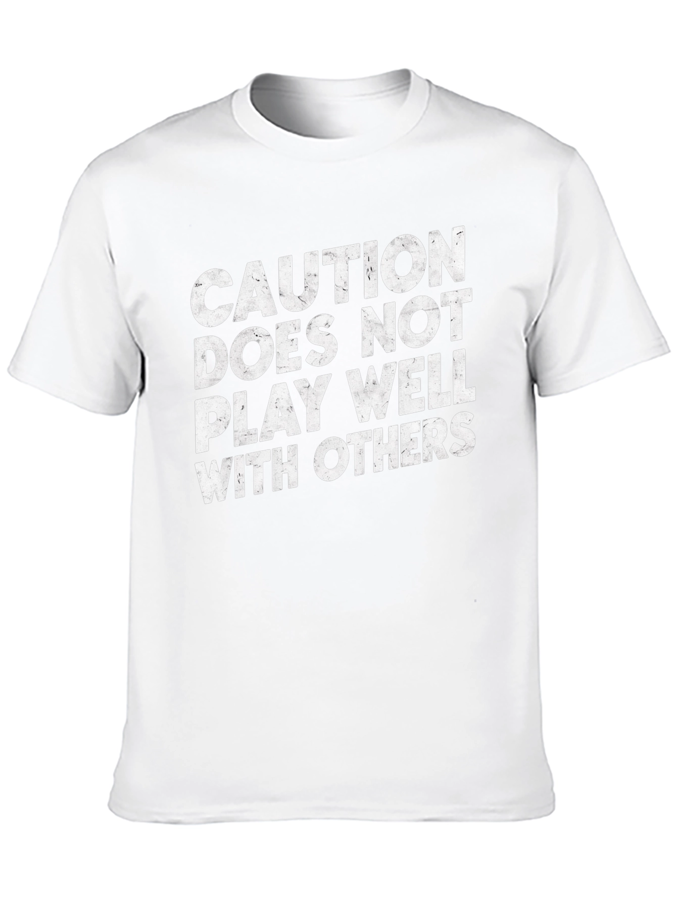 Caution T-Shirt - Funny Slogan Tee