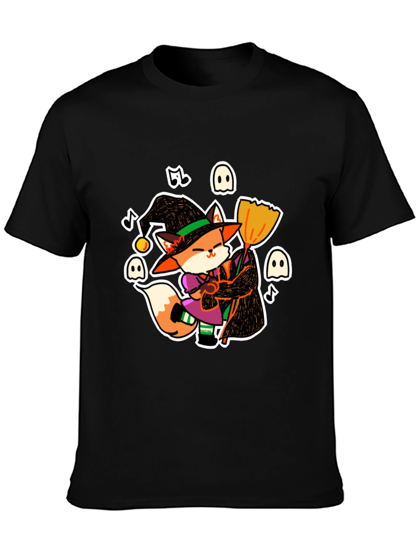 Fox Witch T-Shirt Halloween