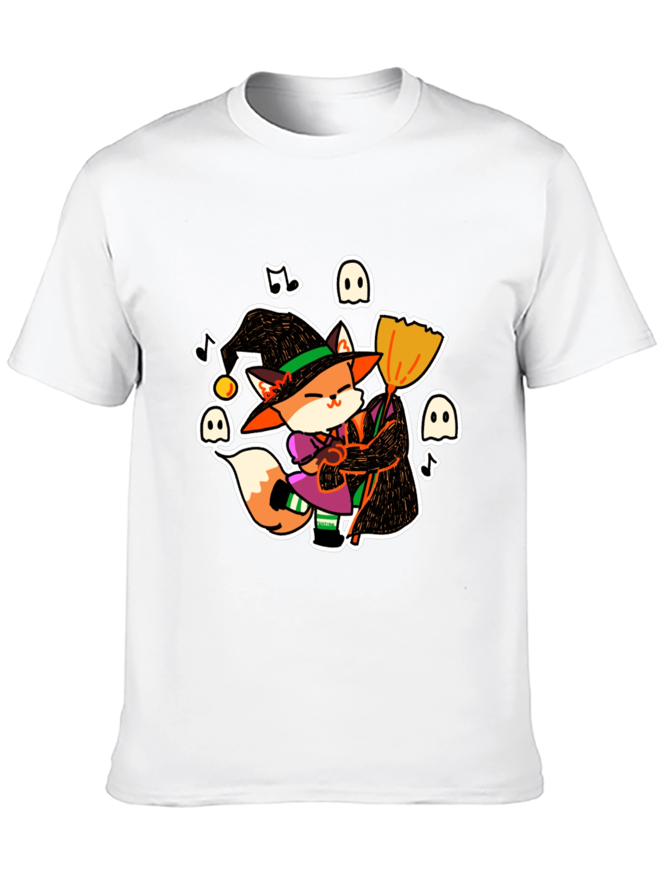 Fox Witch T-Shirt Halloween