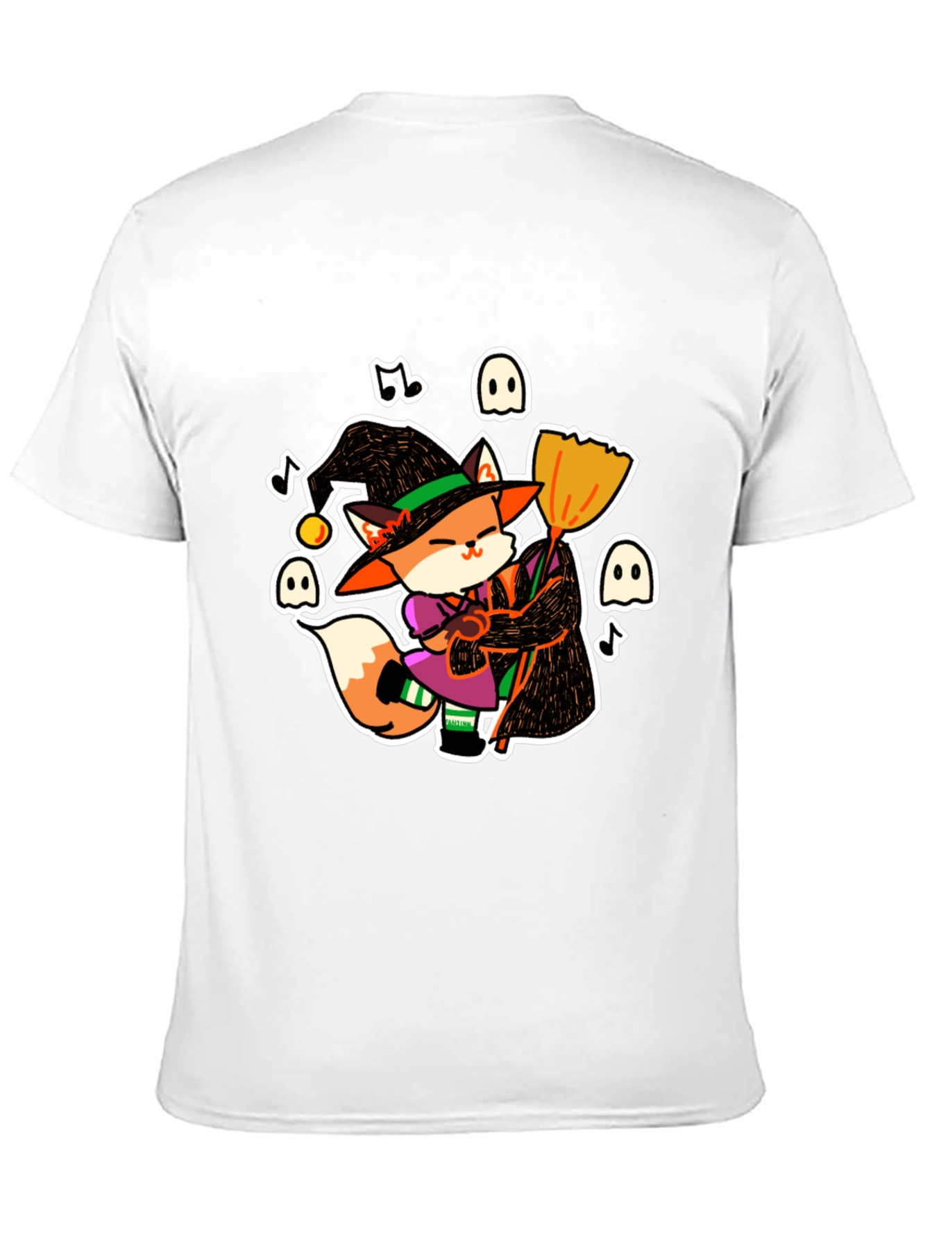 Fox Witch T-Shirt Halloween