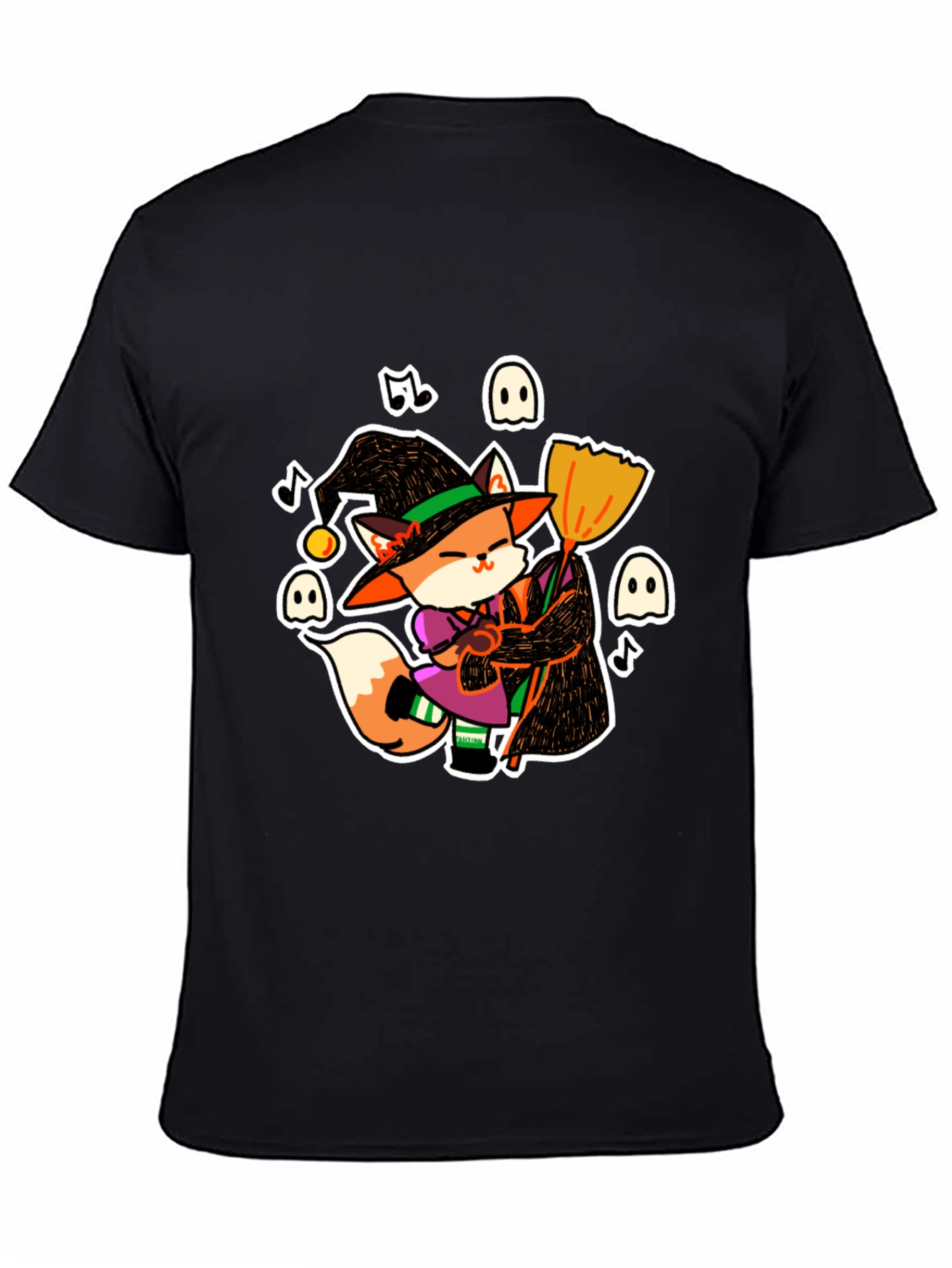 Fox Witch T-Shirt Halloween