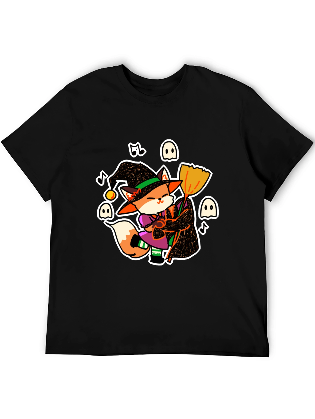 Fox Witch T-Shirt Halloween