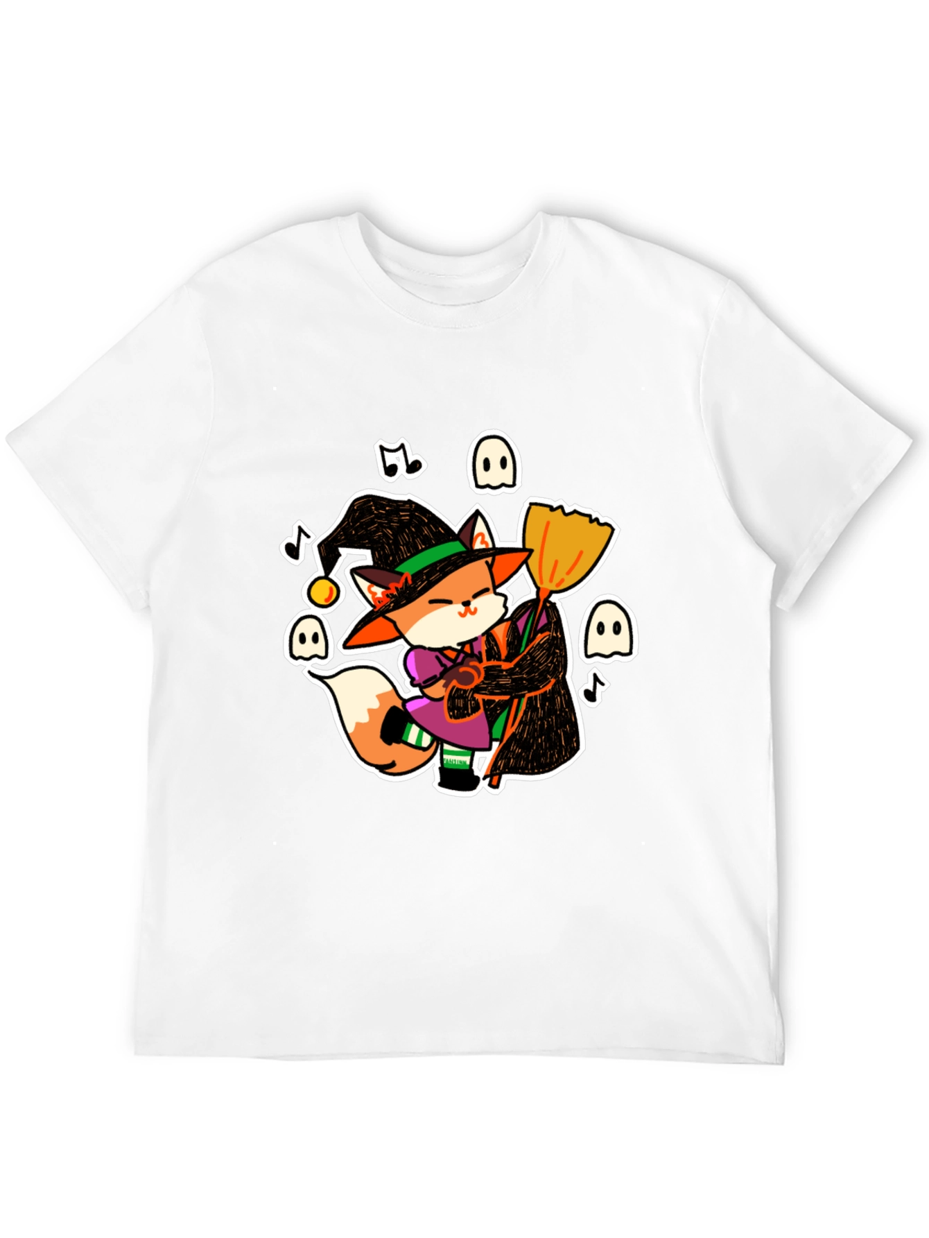 Fox Witch T-Shirt Halloween