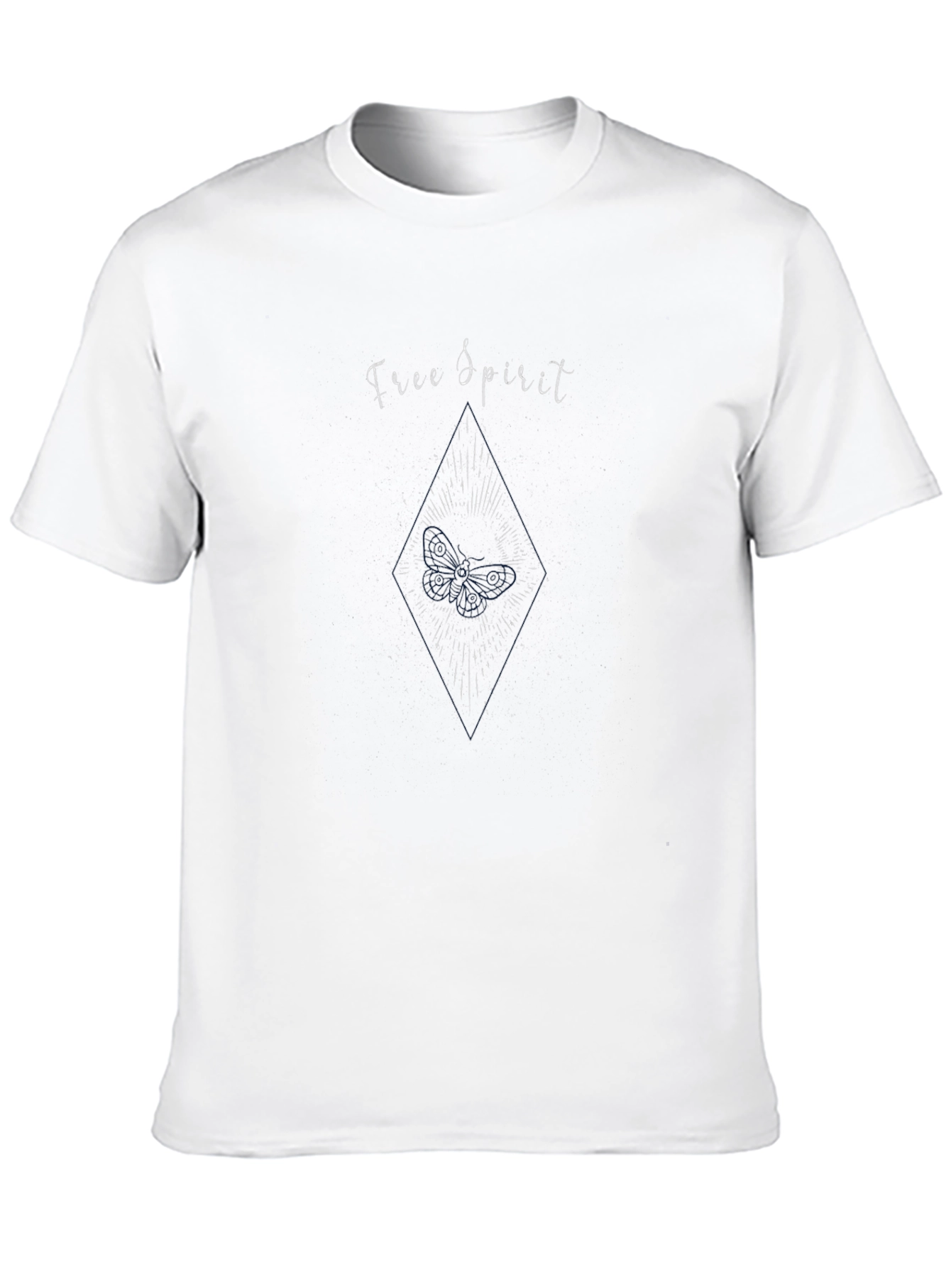 Free Spirit Graphic Black T-Shirt