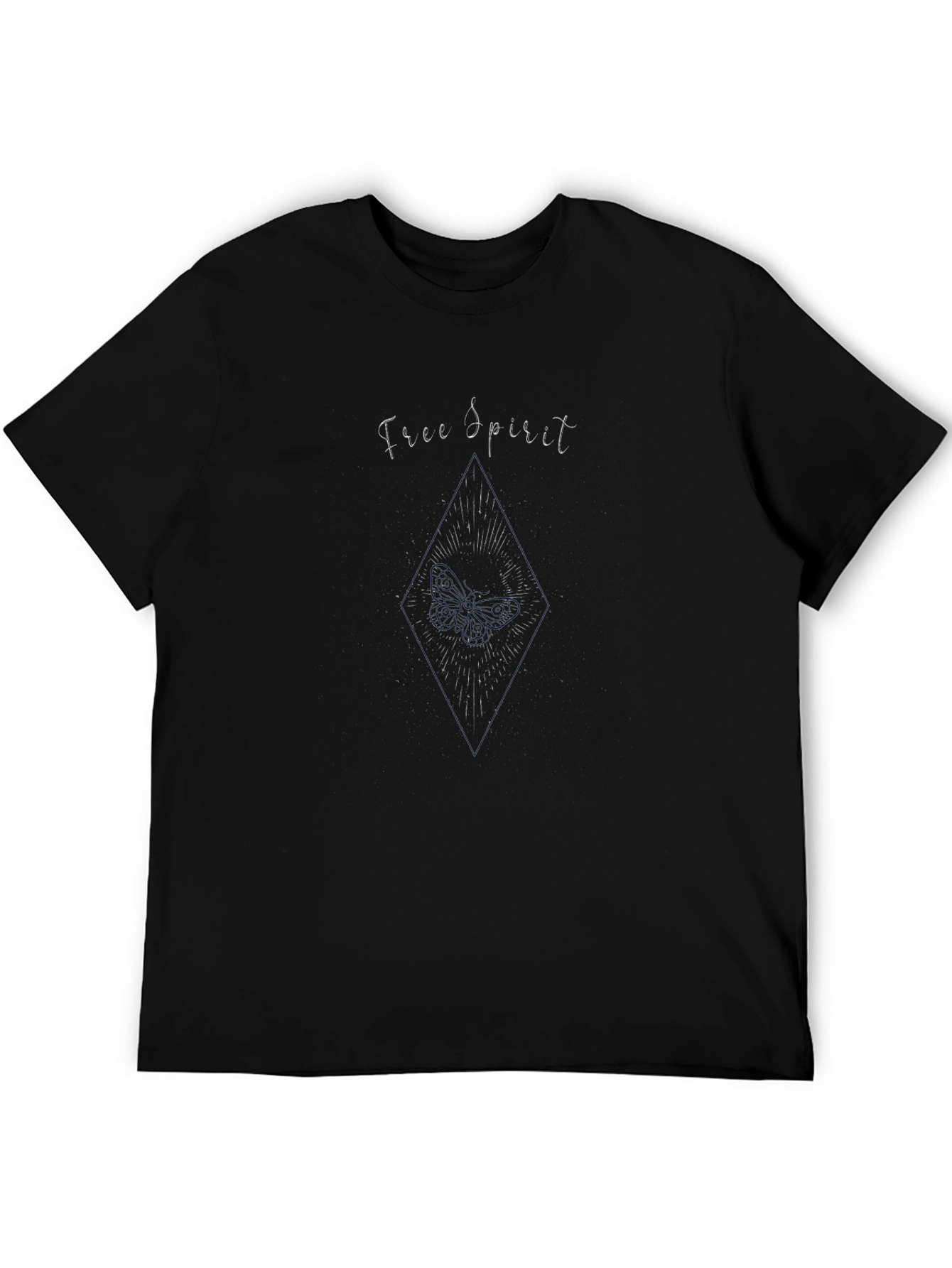 Free Spirit Graphic Black T-Shirt