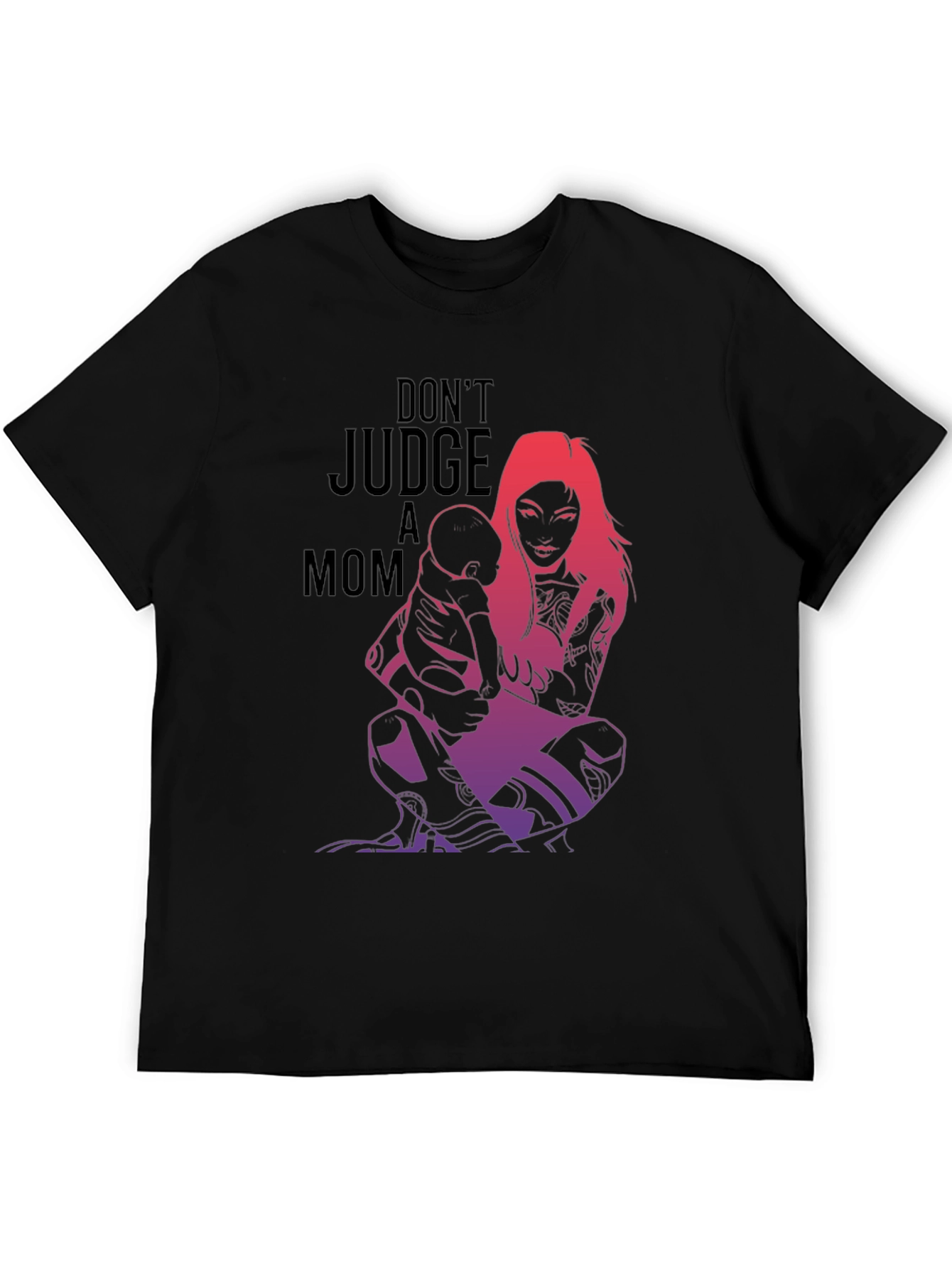 Tattooed Mom Graphic Tee - Dont Judge