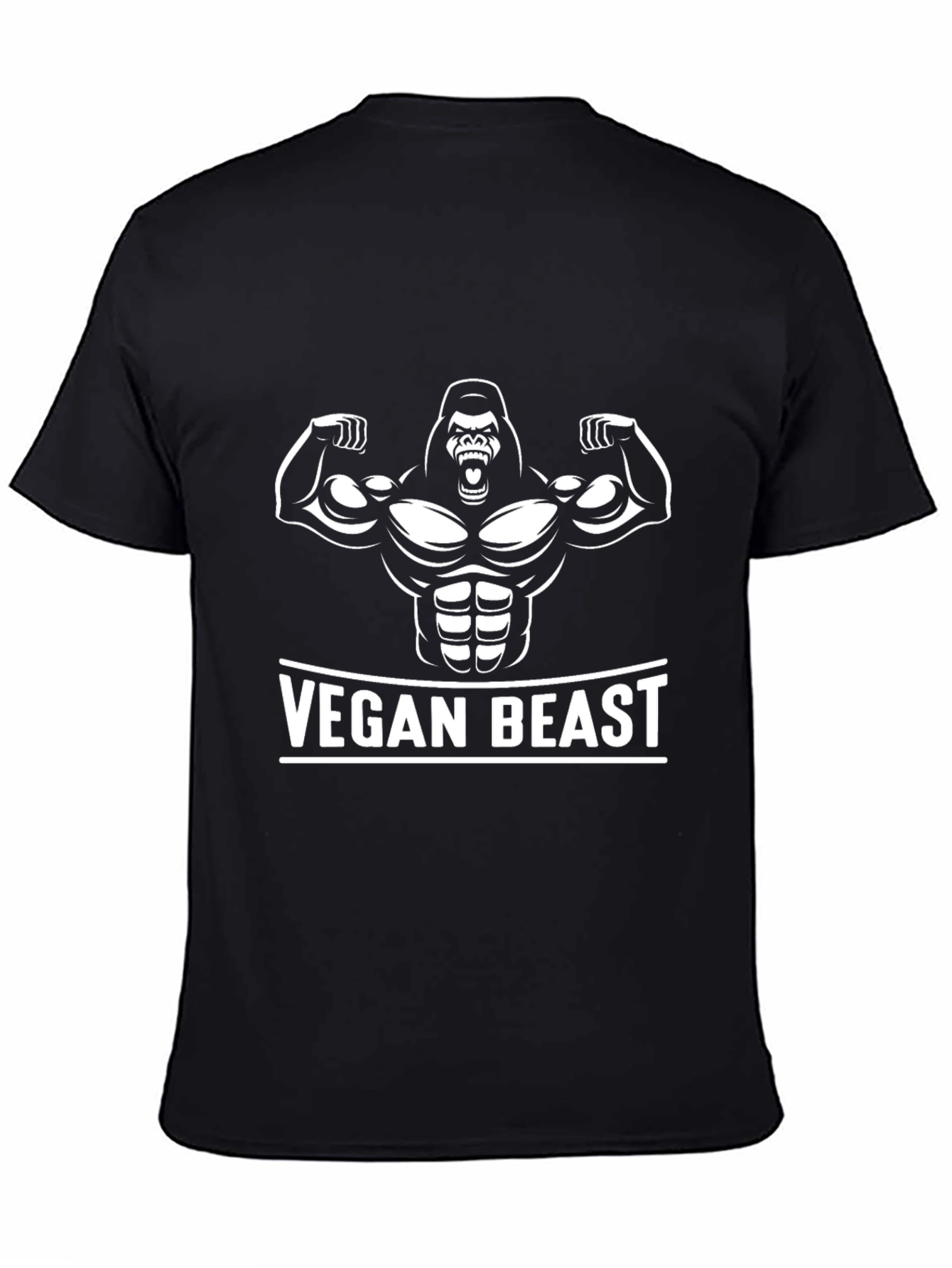 Vegan Beast Gorilla Graphic Tee