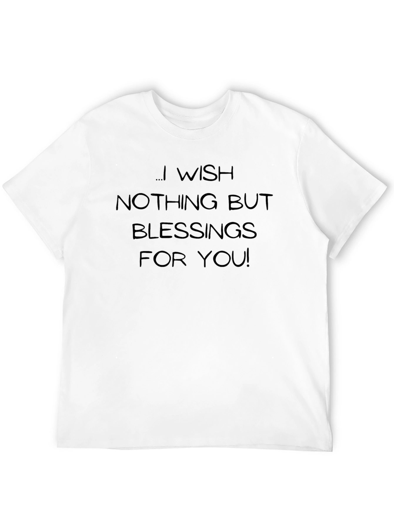 Blessings Graphic Tee - Black Cotton T-Shirt