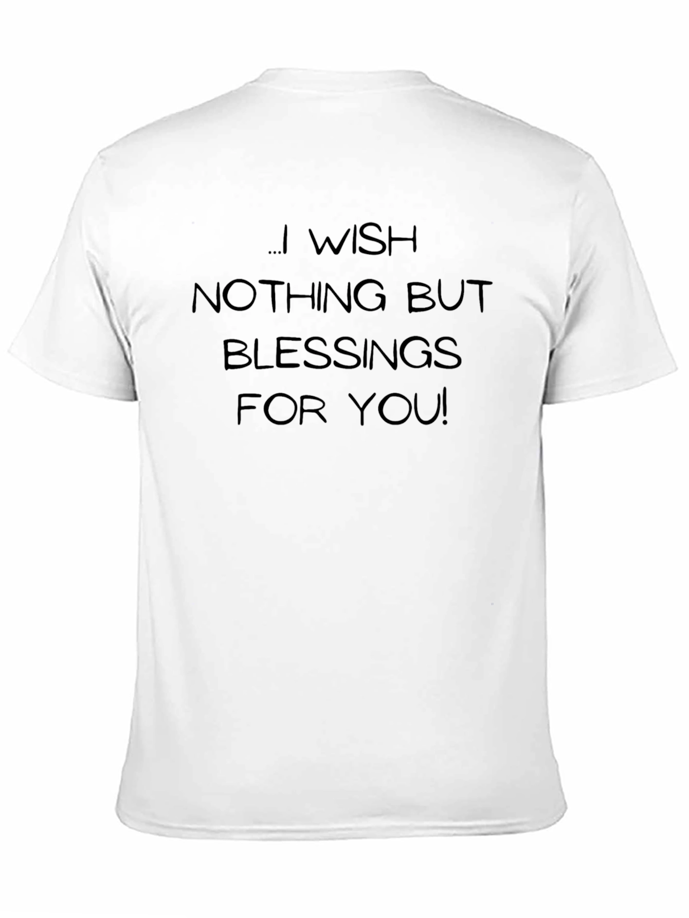 Blessings Graphic Tee - Black Cotton T-Shirt