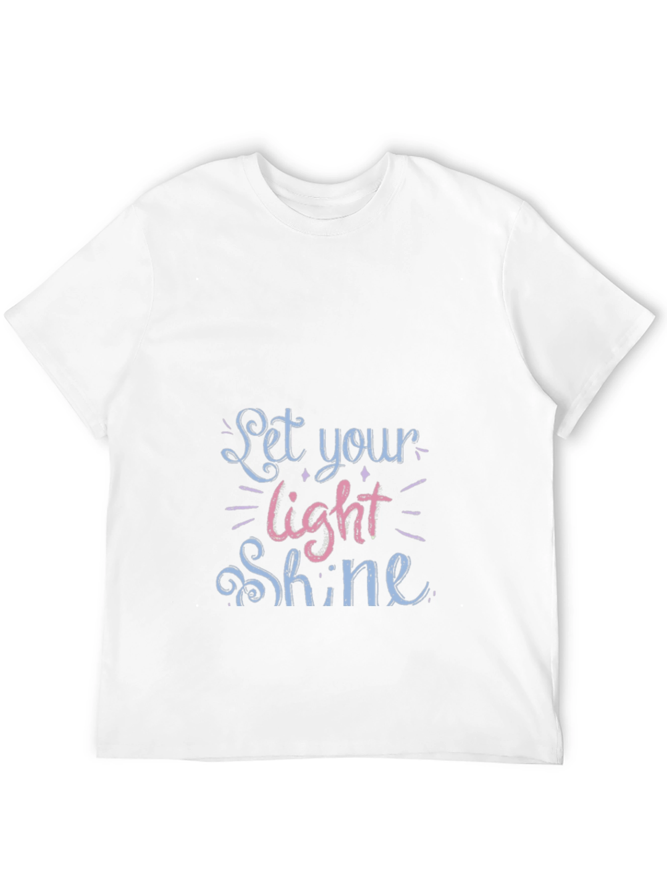 Let Your Light Shine Black Graphic Tee