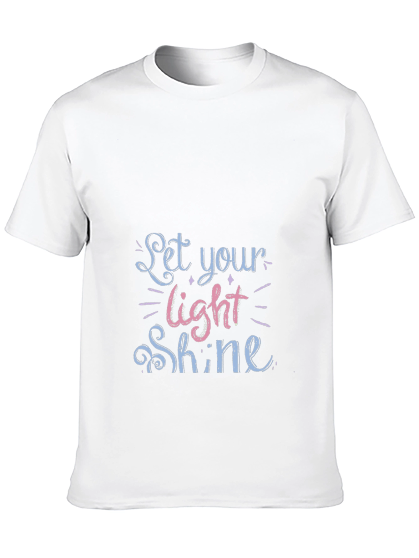 Let Your Light Shine Black Graphic Tee